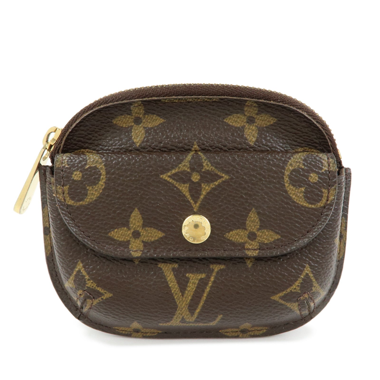 Louis Vuitton Monogram Porte Monnaie Shilling Coin Case M60025