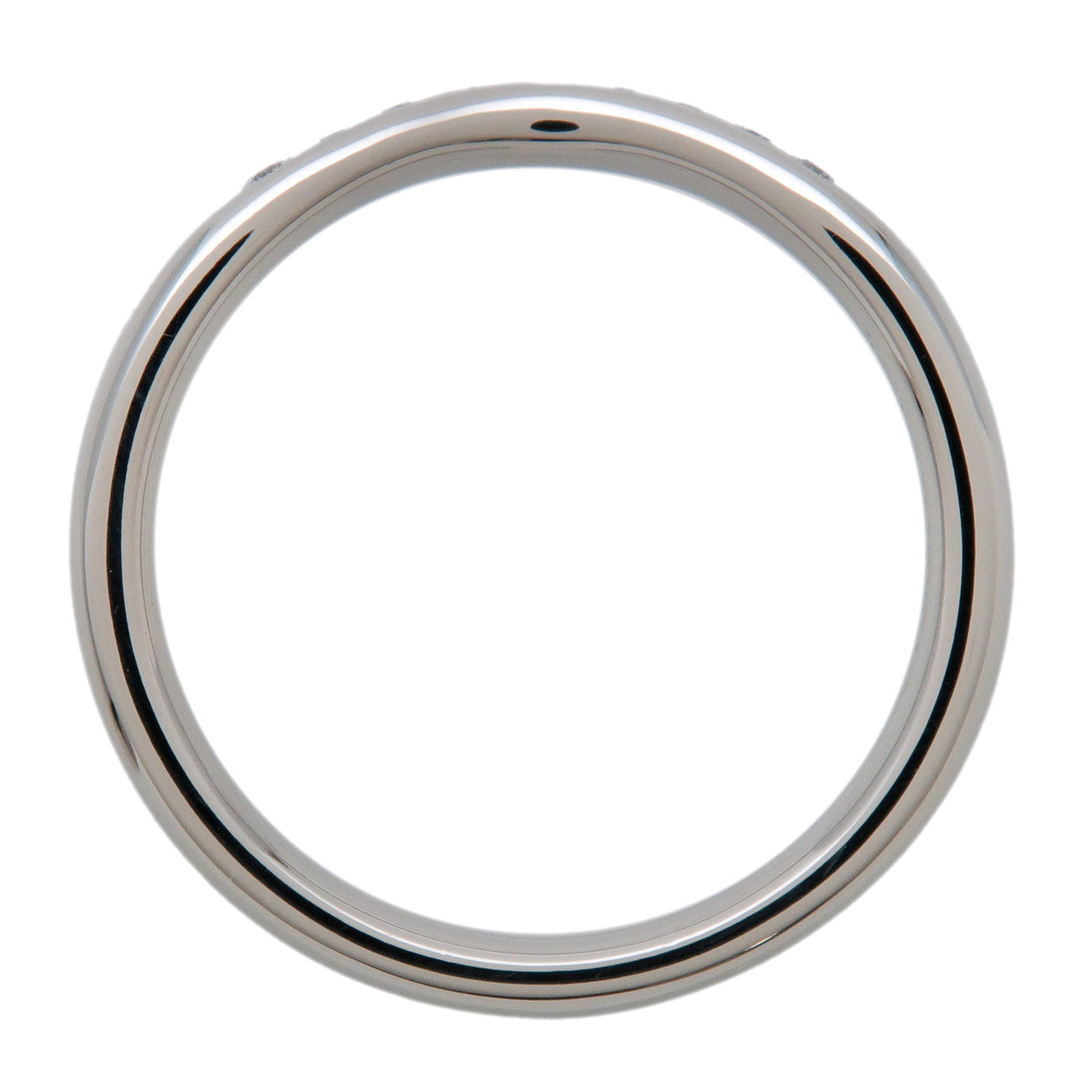 Tiffany & Co V Band Diamond Ring PT950 Platinum #47 US4.5