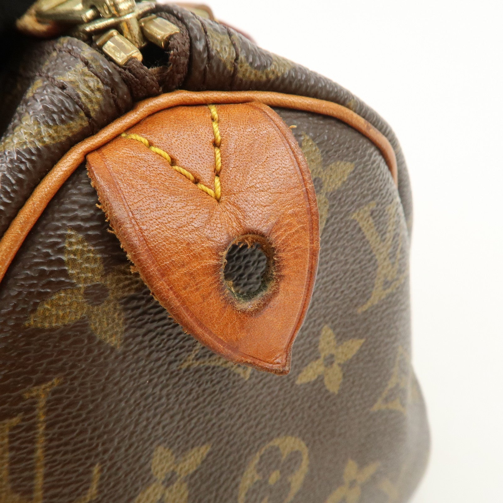 Louis Vuitton Monogram Speedy 25 Boston Bag Hand Bag Brown M41528