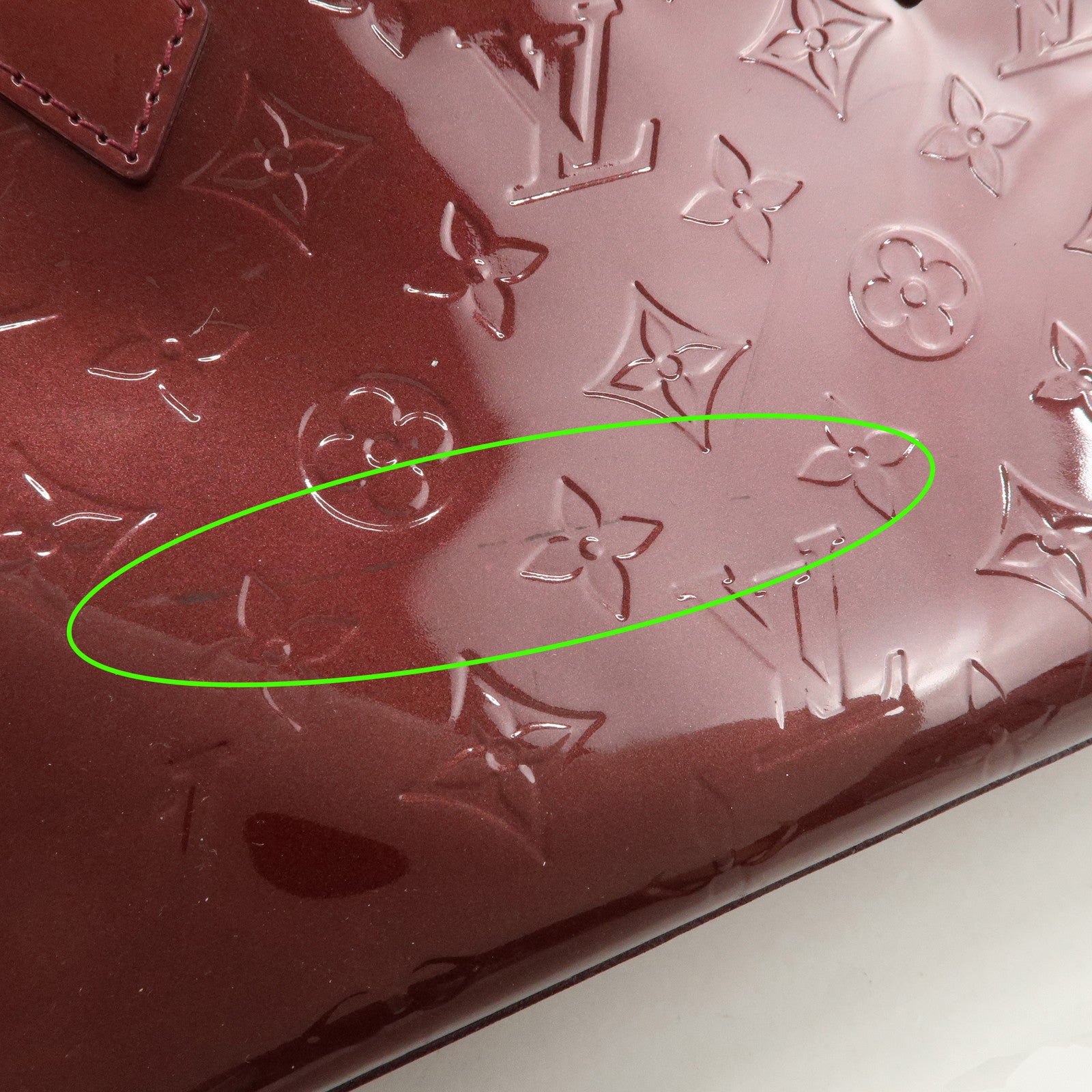 Louis Vuitton Monogram Vernis Wilshire PM Rouge Faurviste M91644