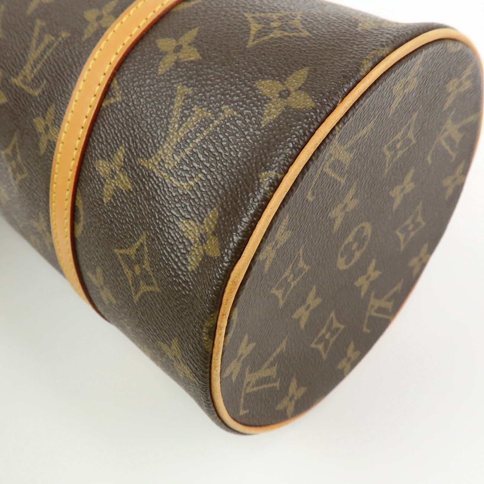 Louis Vuitton Monogram Papillon 30 Canvas Hand Bag Brown M51385