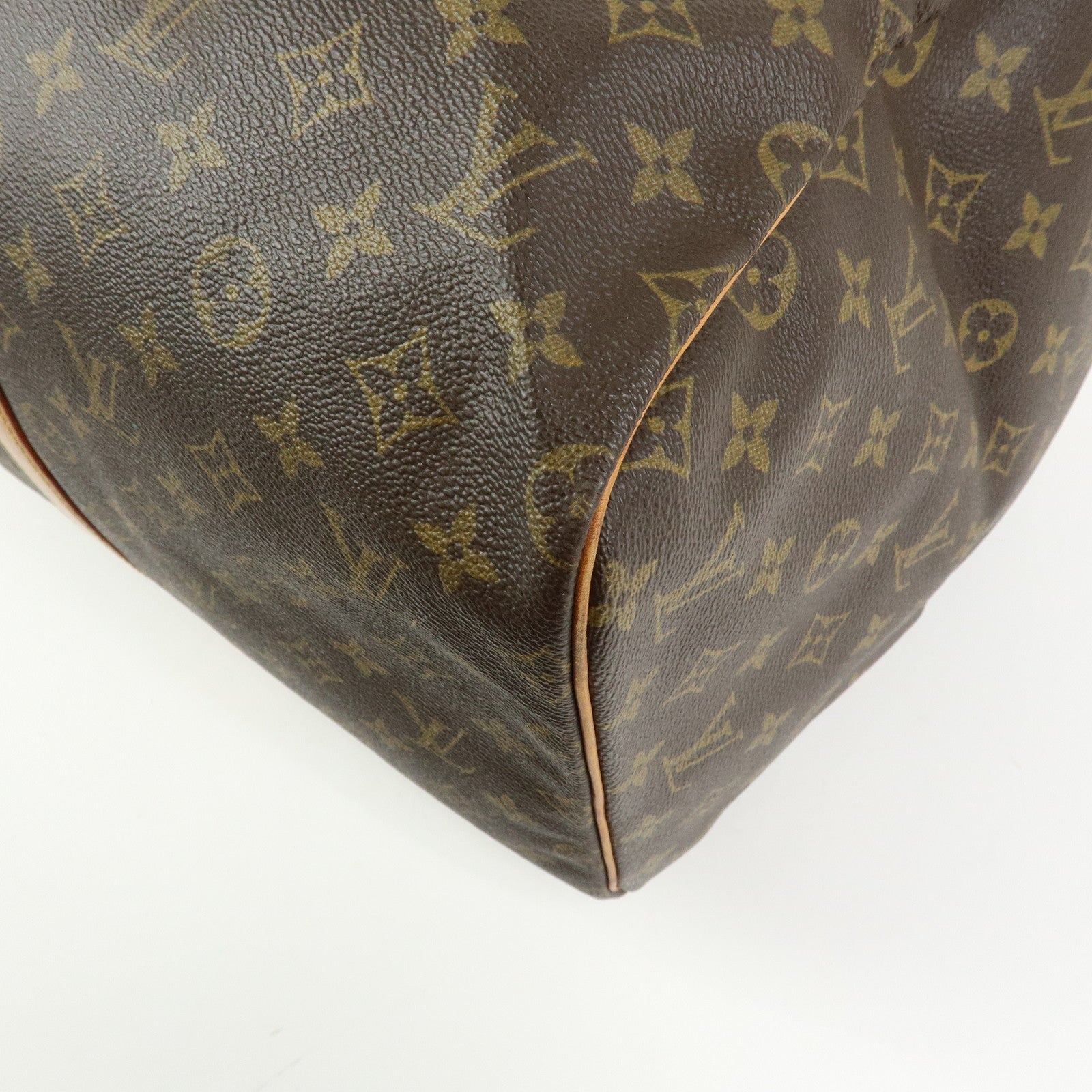 Louis Vuitton Monogram Sac Souple 55 Boston Bag Brown M41622