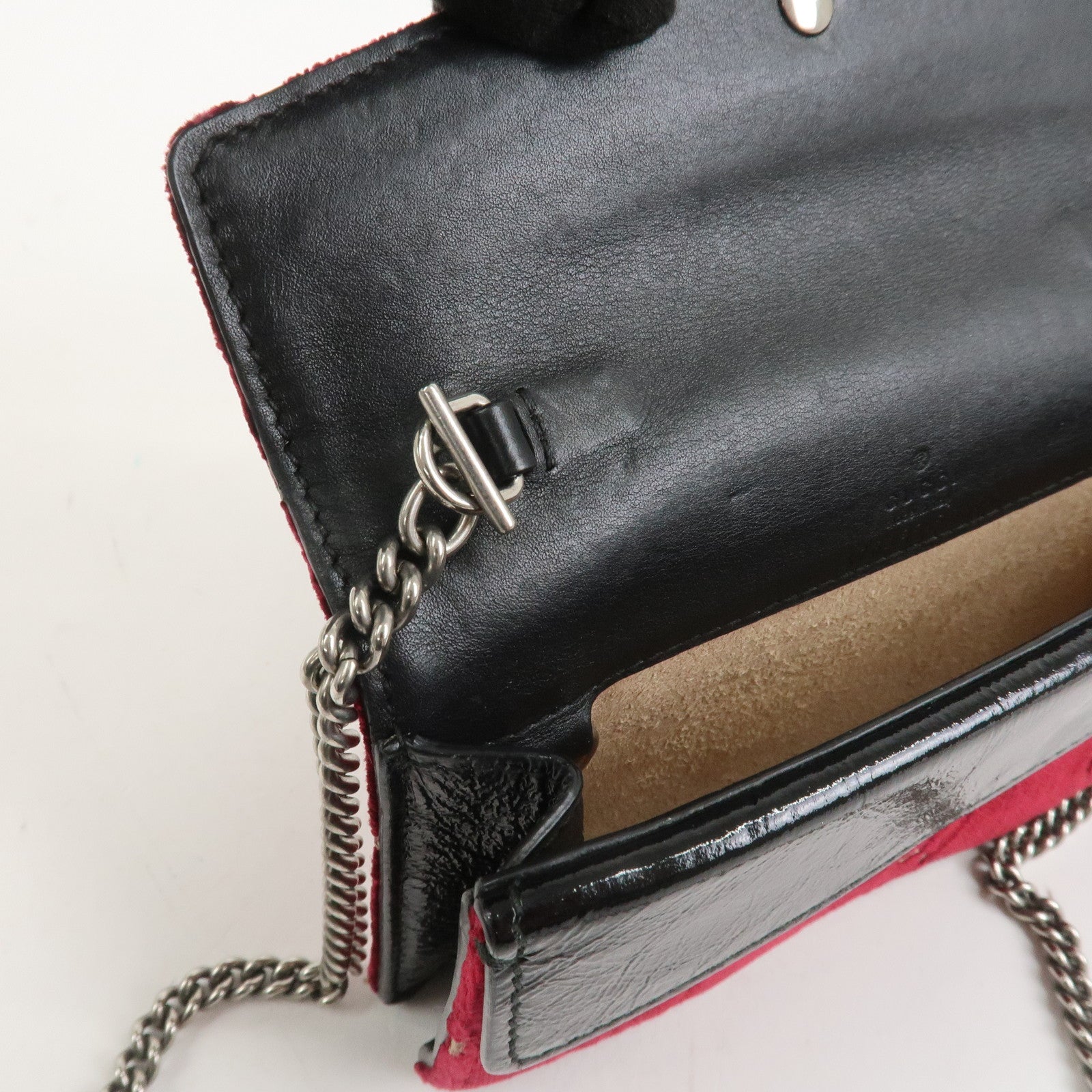 GUCCI Dionysus Super Mini Bag Leather Chain Shoulder Bag 476432