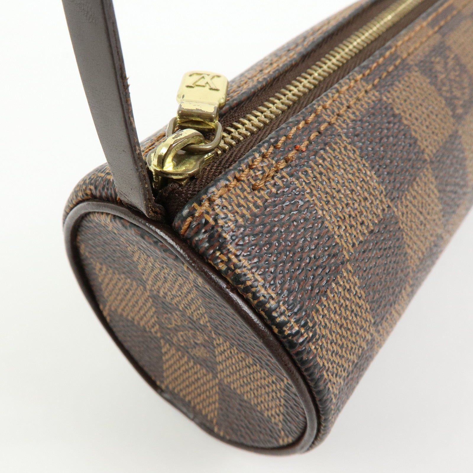 Louis Vuitton Damier Ebene Mini Pouch for Papillon Bag Brown