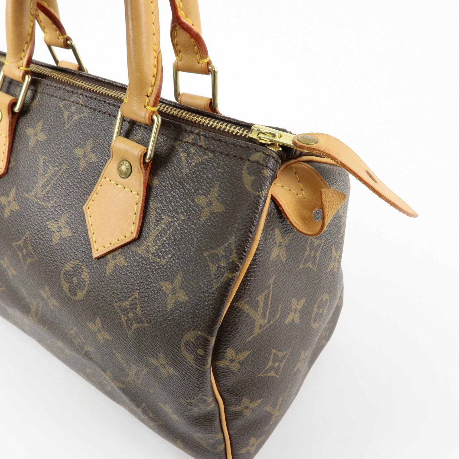 Louis Vuitton Monogram Speedy 25 Boston Bag Hand Bag Brown M41528