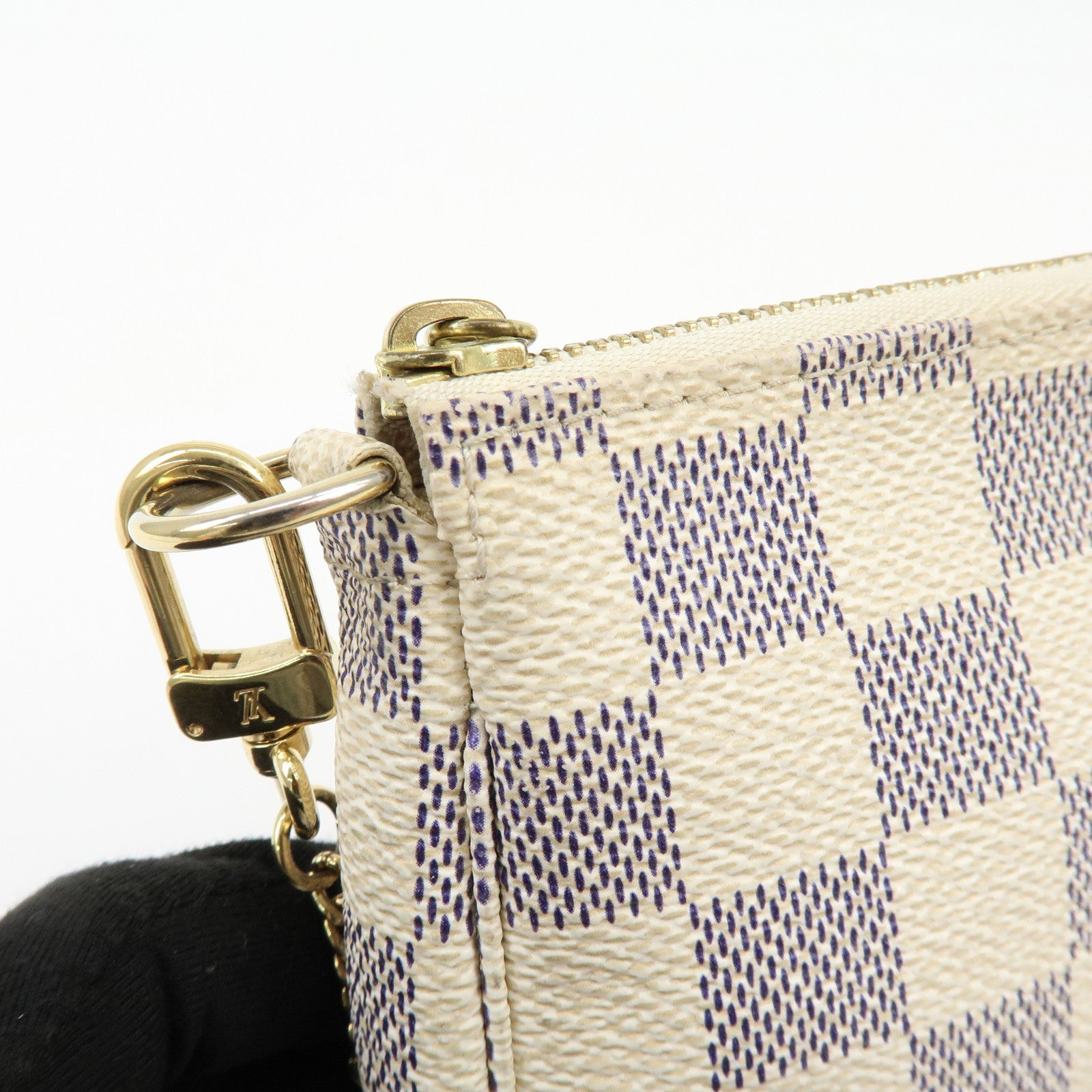 Louis Vuitton Damier Azur Mini Pochette Accesoire Pouch N58010