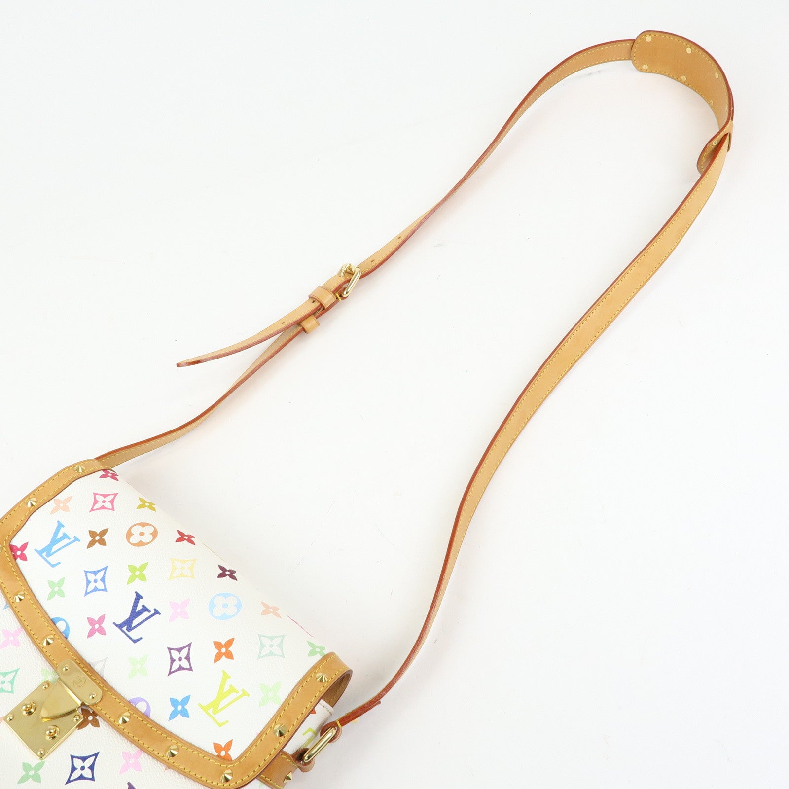 Louis Vuitton Monogram Multicolor Sologne Shoulder Bag Blanc M92661
