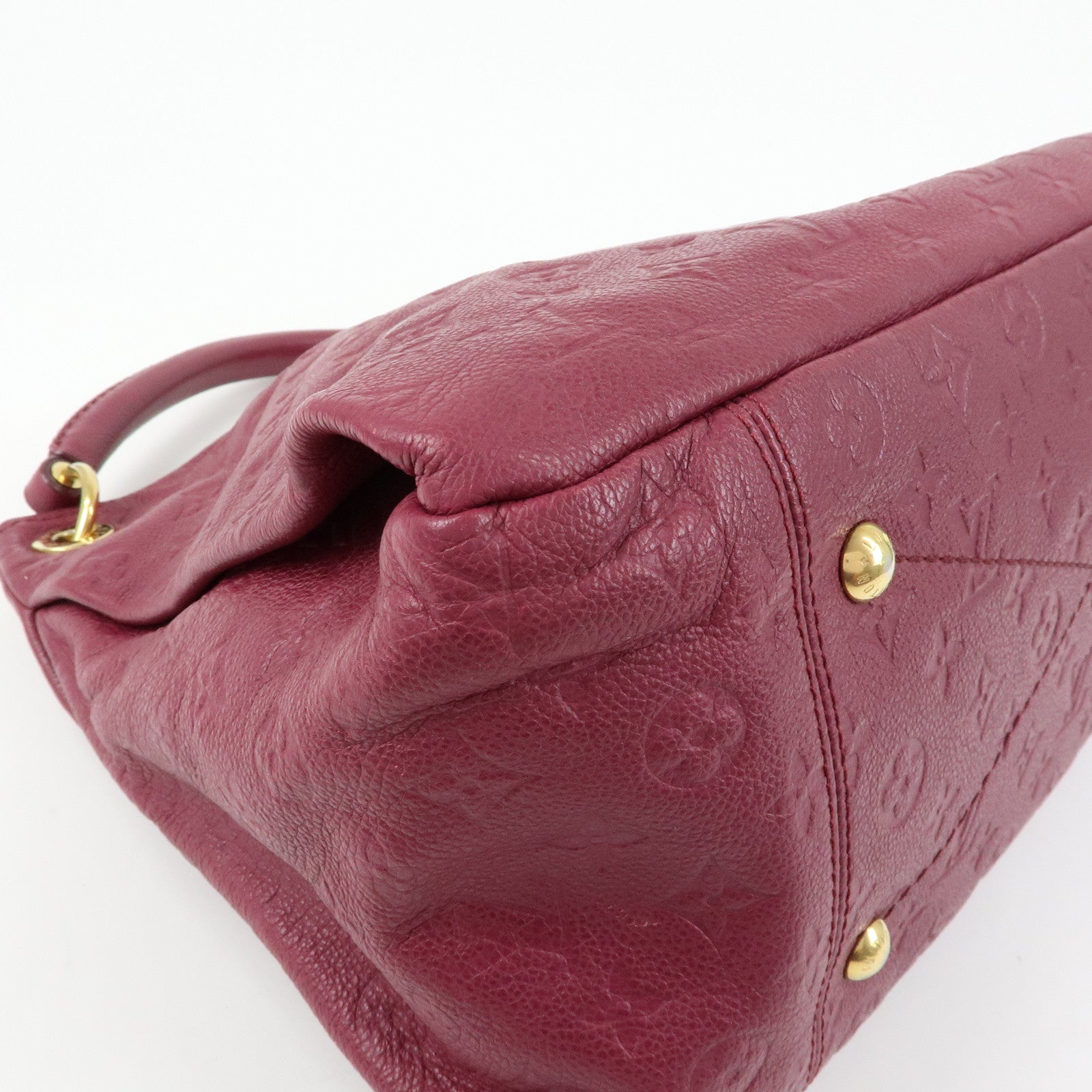 Louis Vuitton Monogram Empreinte Empreinte Leather MM Aurore M94047