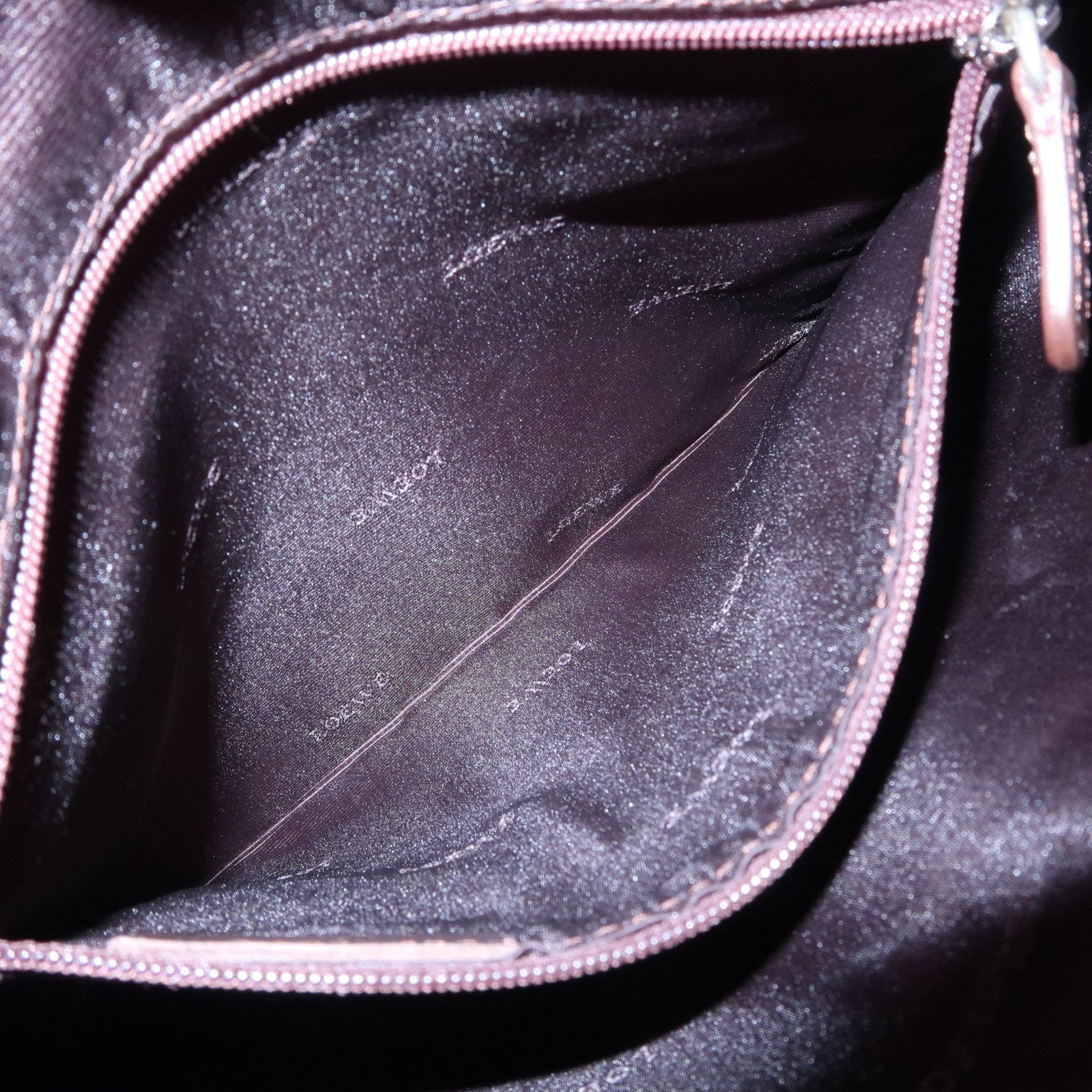 LOEWE Senda Logo Leather Shoulder Bag Crossbody Bag Brown