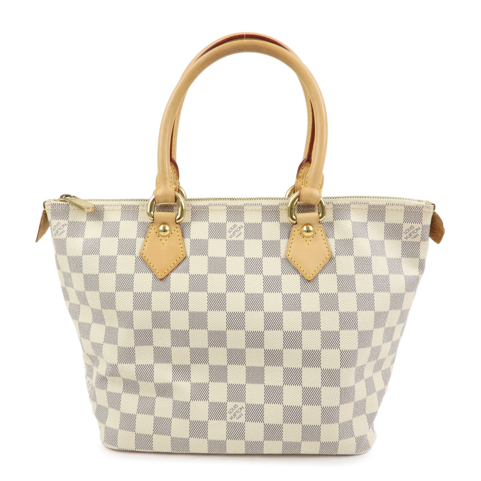Louis Vuitton Damier Azur Saleya PM Tote Bag Hand Bag N51186