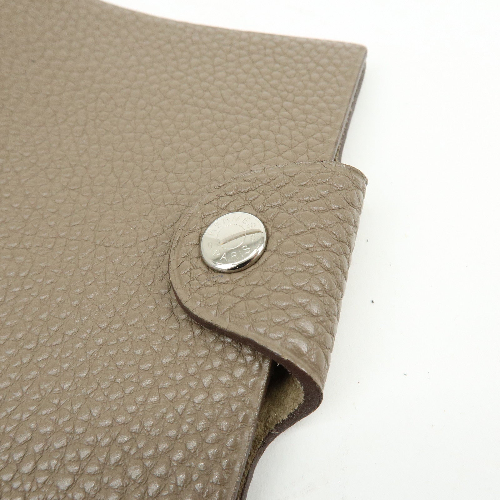 HERMES Ulysse Mini Taurillon Clemence Note Book Cover □K Stamped