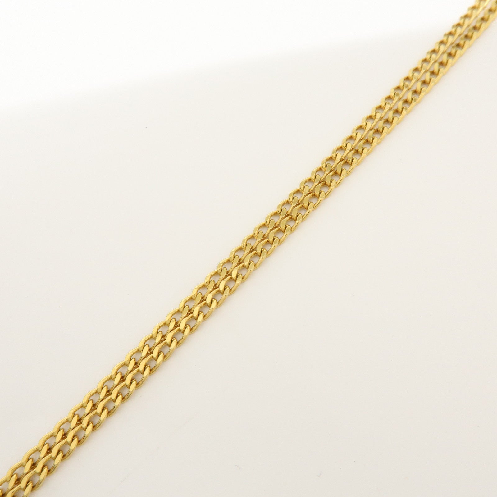 CELINE Gold Plated Imitation Pearl Necklace Gold
