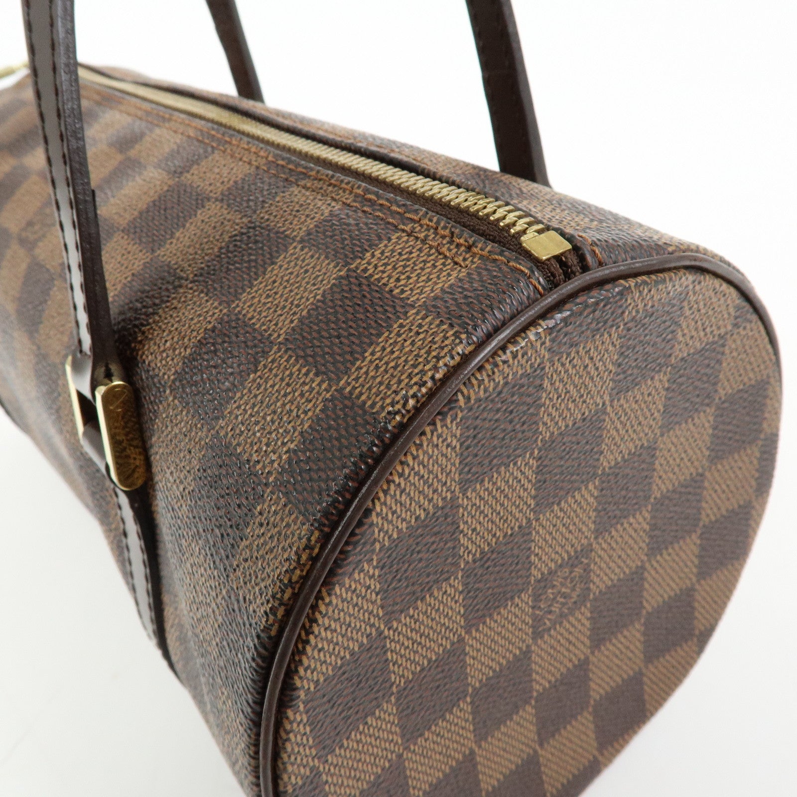 Louis Vuitton Damier Ebene Papillon 26 Hand Bag Brown N51304