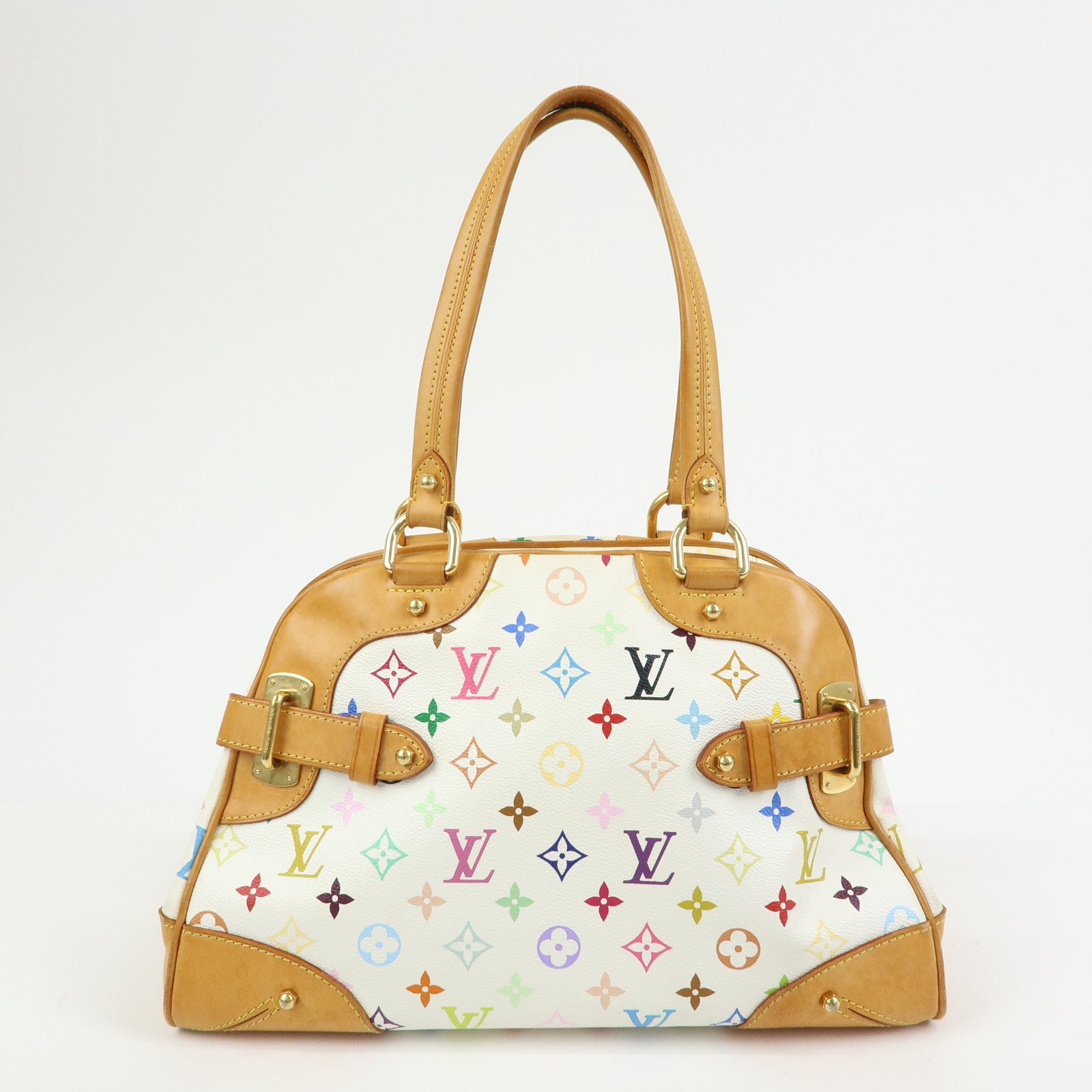 Louis Vuitton Monogram Multicolor Claudia Hand Bag Blanc M40193