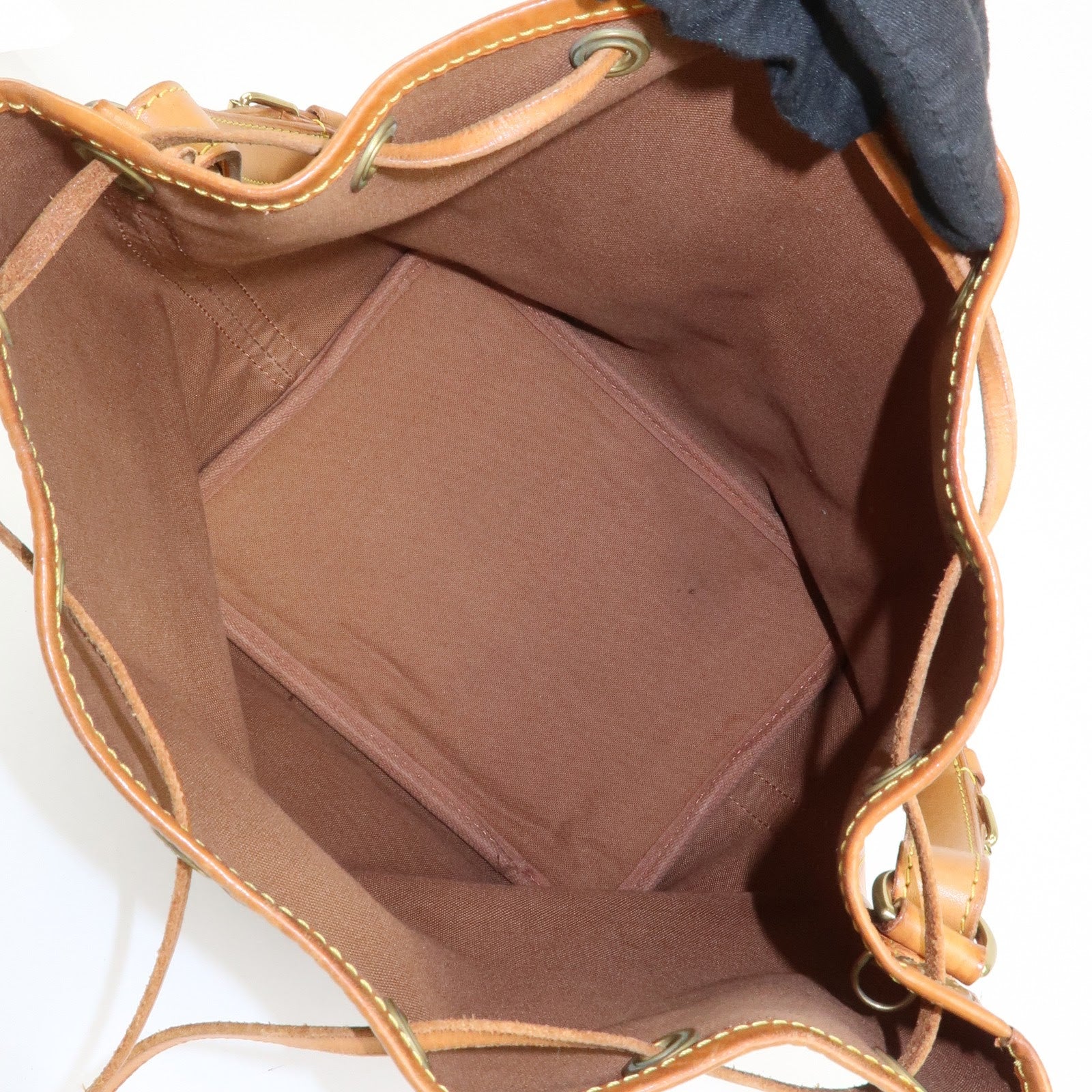 Louis Vuitton Monogram Petit Noe Shoulder Bag Brown M42226