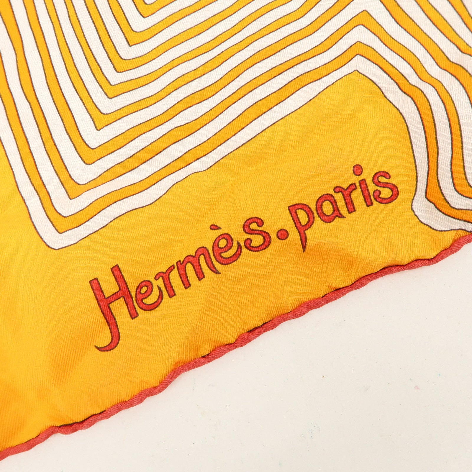 HERMES Carre 90 Silk 100% Scarf COUPONS INDIENS Multicolor Used