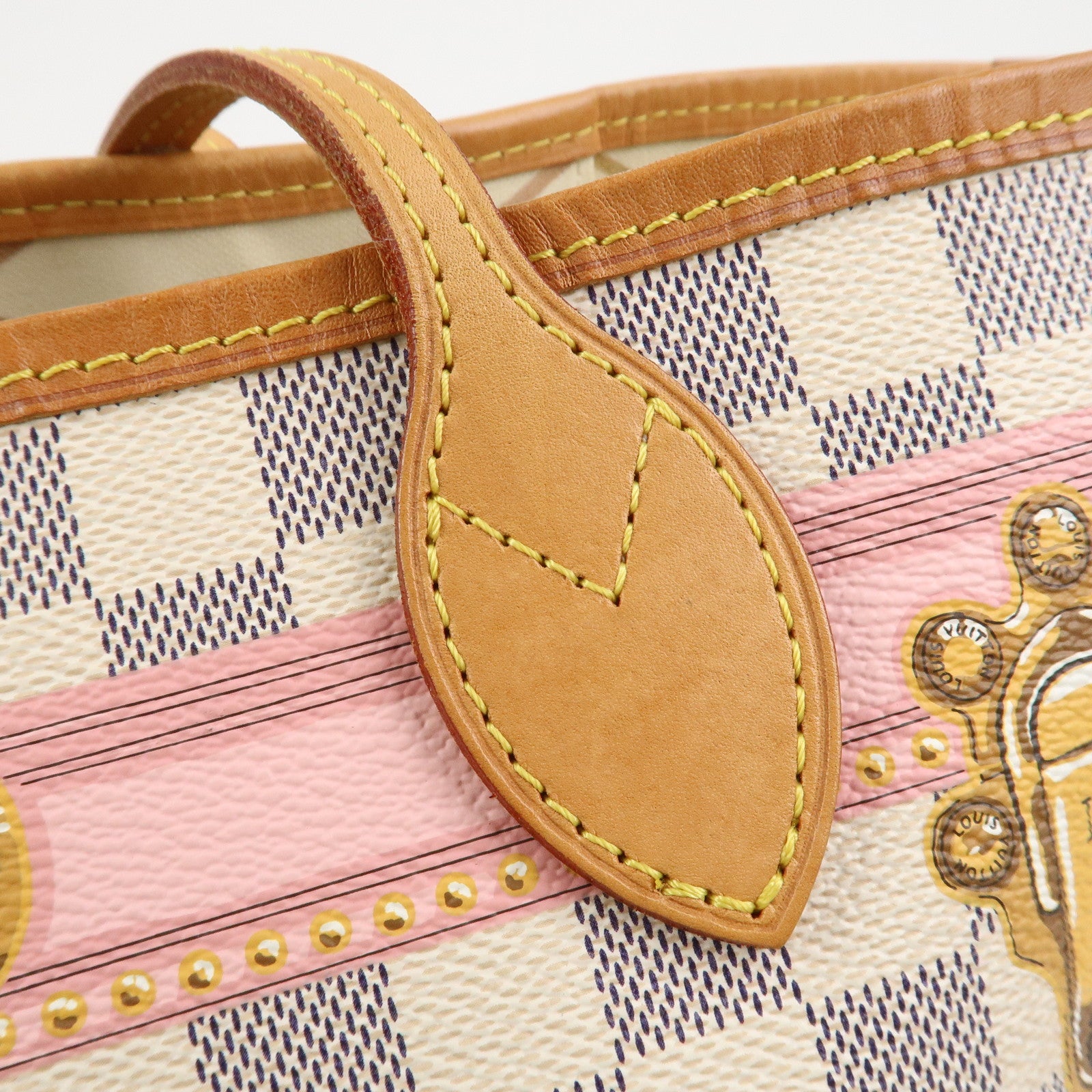 Louis Vuitton Damier Azur Neverfull MM Summer Trunk Tote Bag N41065