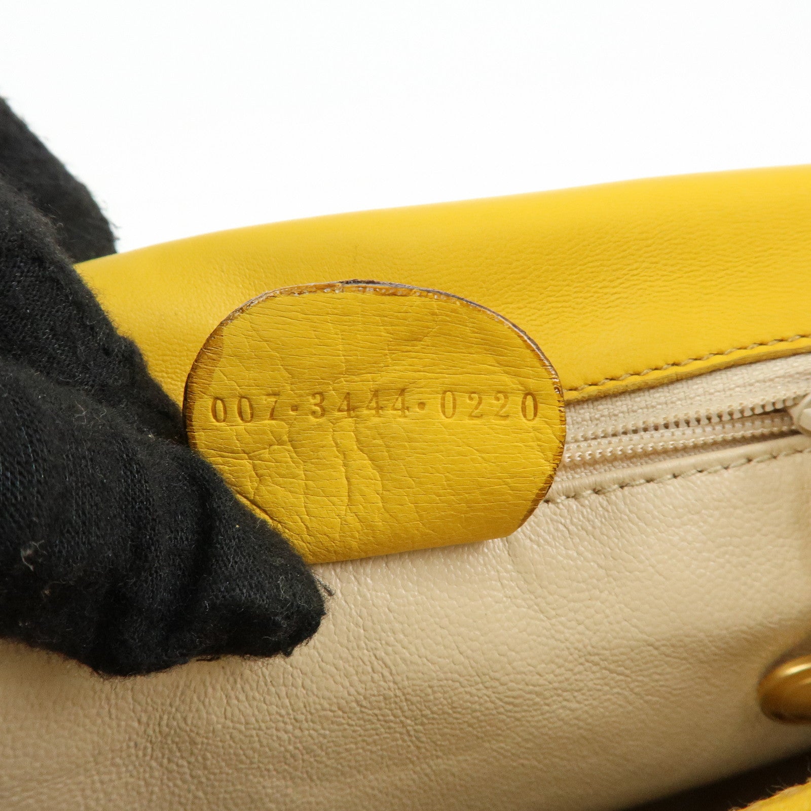 GUCCI Horsebit Suede Leather Shoulder Bag Yellow 007.3444