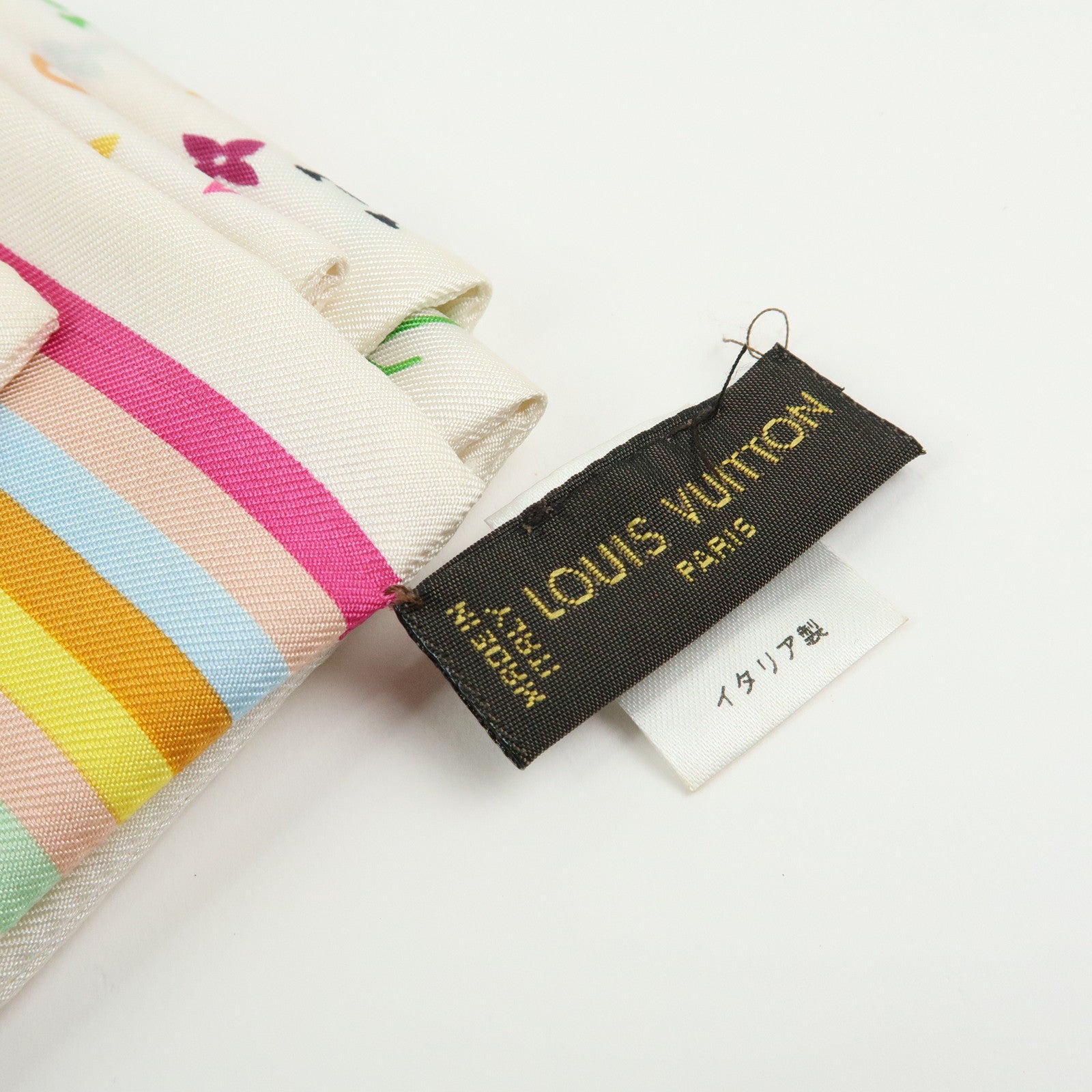 Louis Vuitton Monogram Multicolor Silk 100% Bandeau Scarf M71991