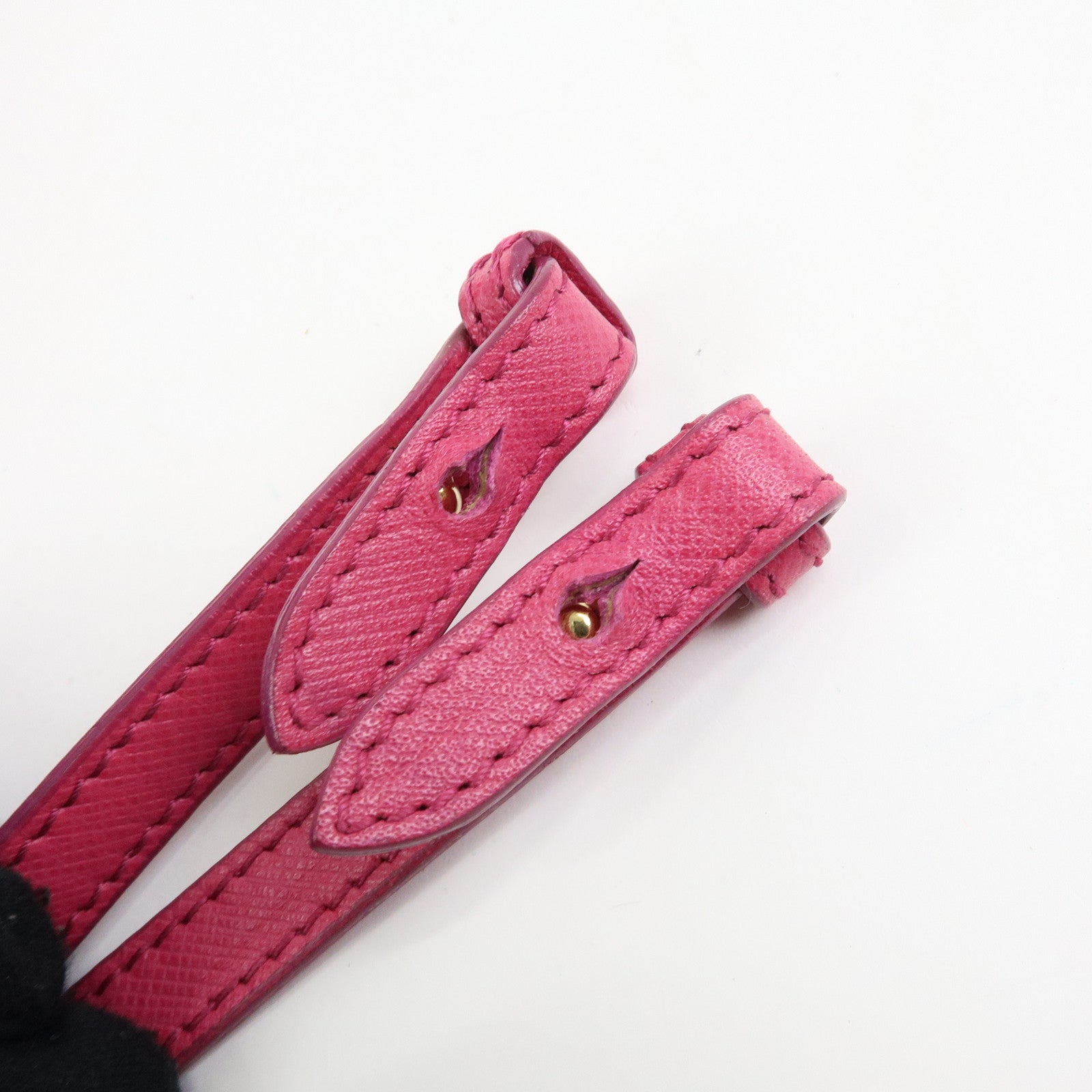 Ferragamo Gancini Nylon Leather 2Way Bag Hand Bag Pink