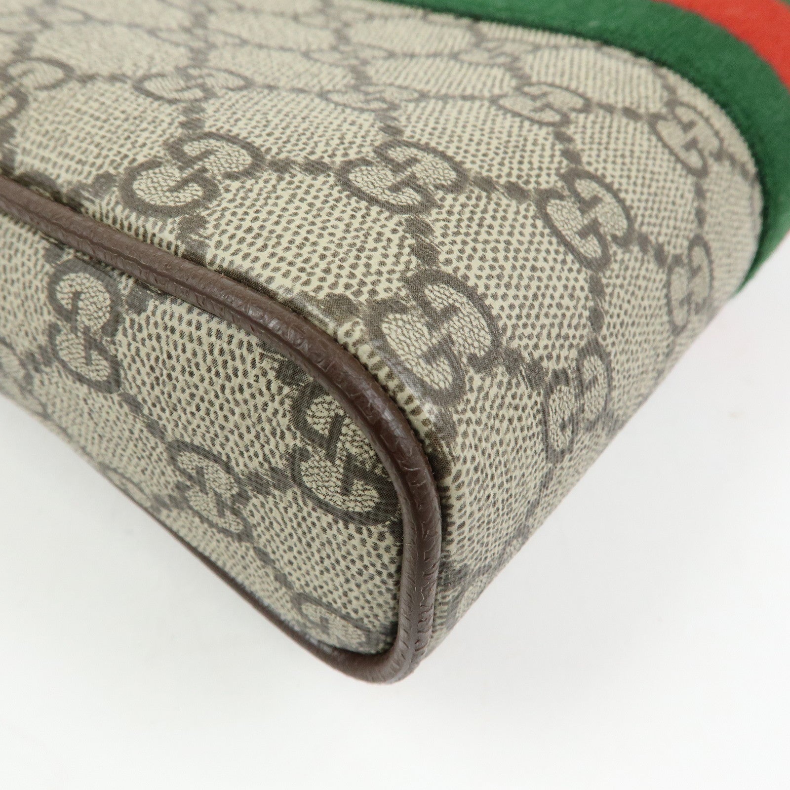 GUCCI Ophidia GG Supreme Canvas Leather Shoulder Bag Beige 547926