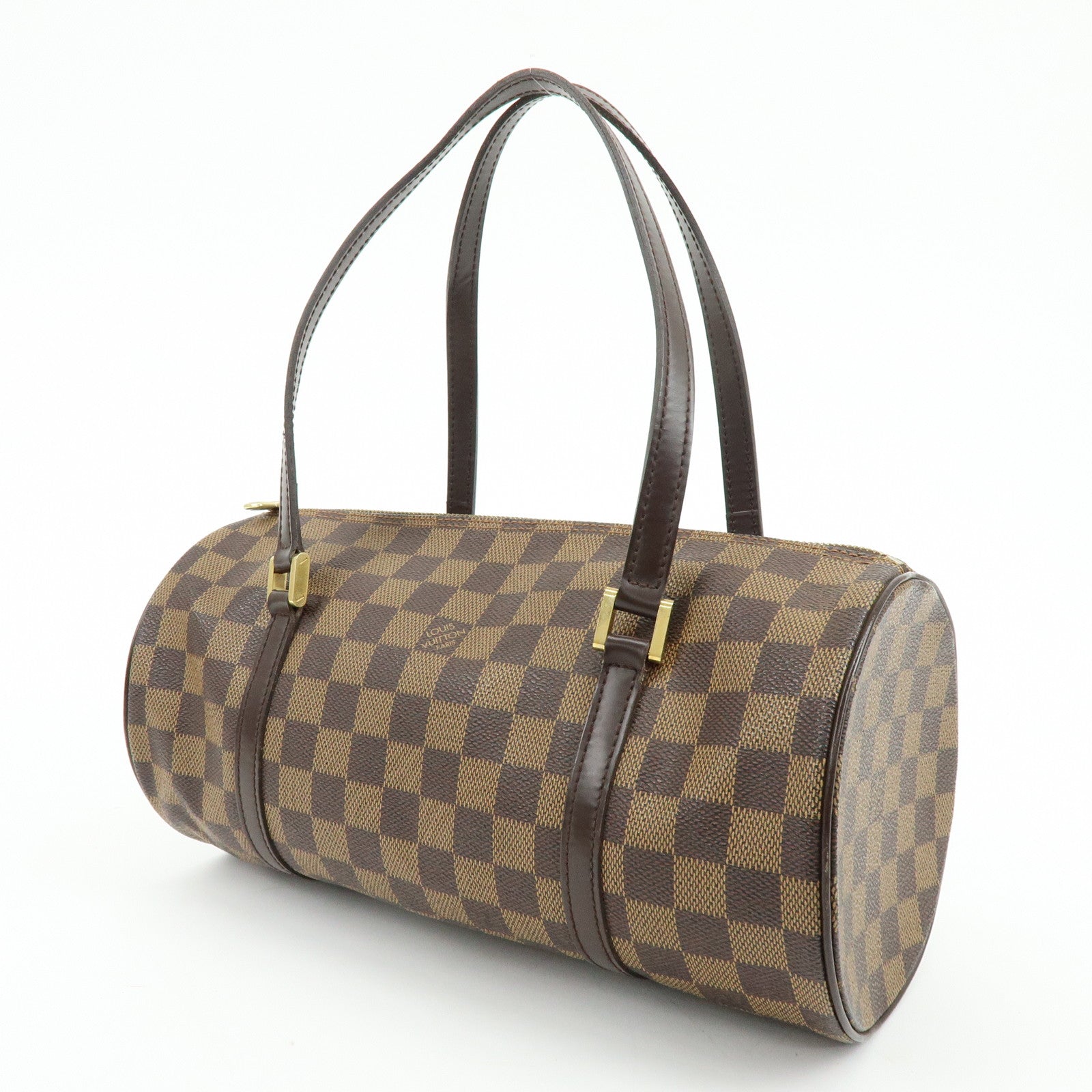 Louis Vuitton Damier Ebene Papillon 30 Hand Bag Brown N51303