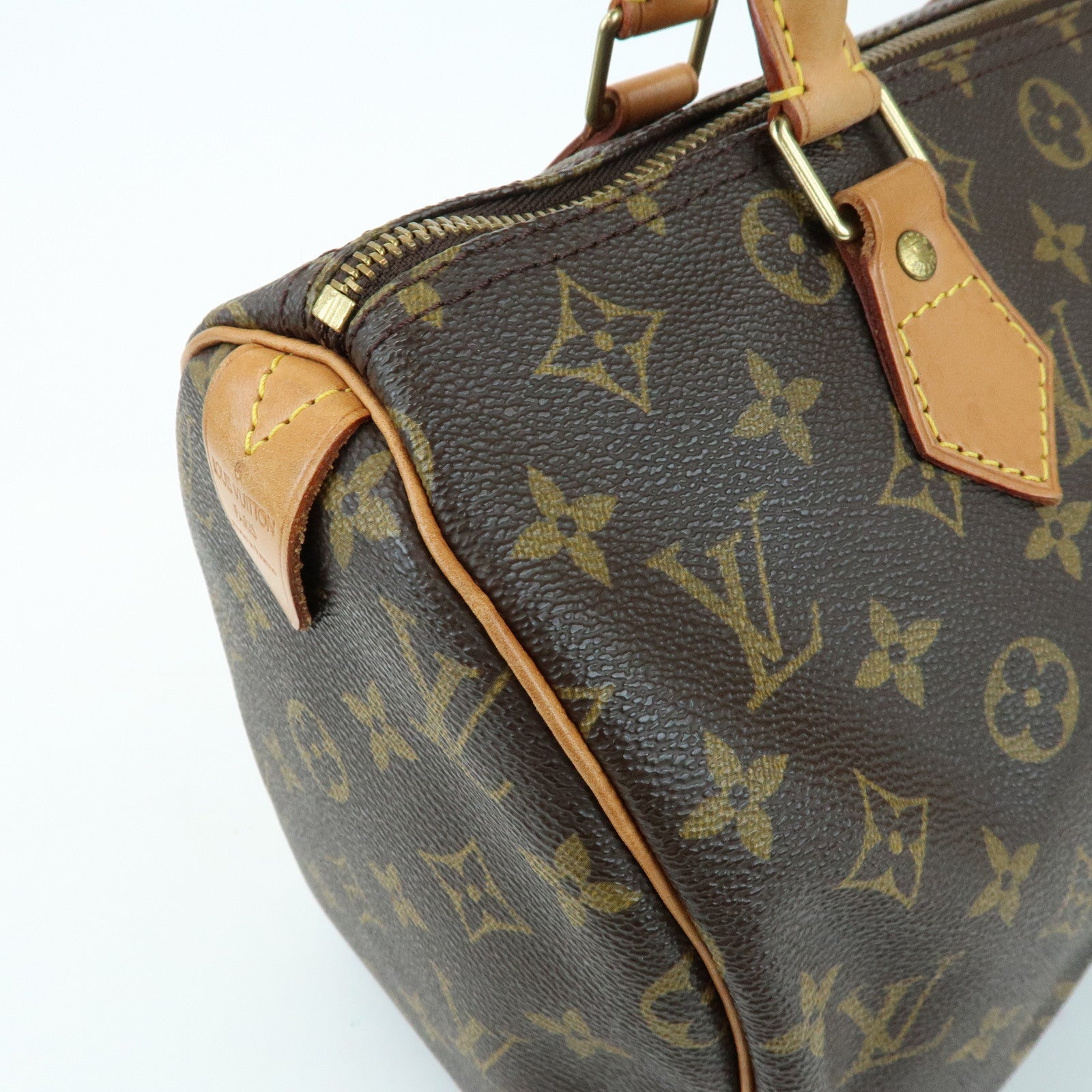 Louis Vuitton Monogram Speedy 30 Boston Bag Hand Bag Brown M41526