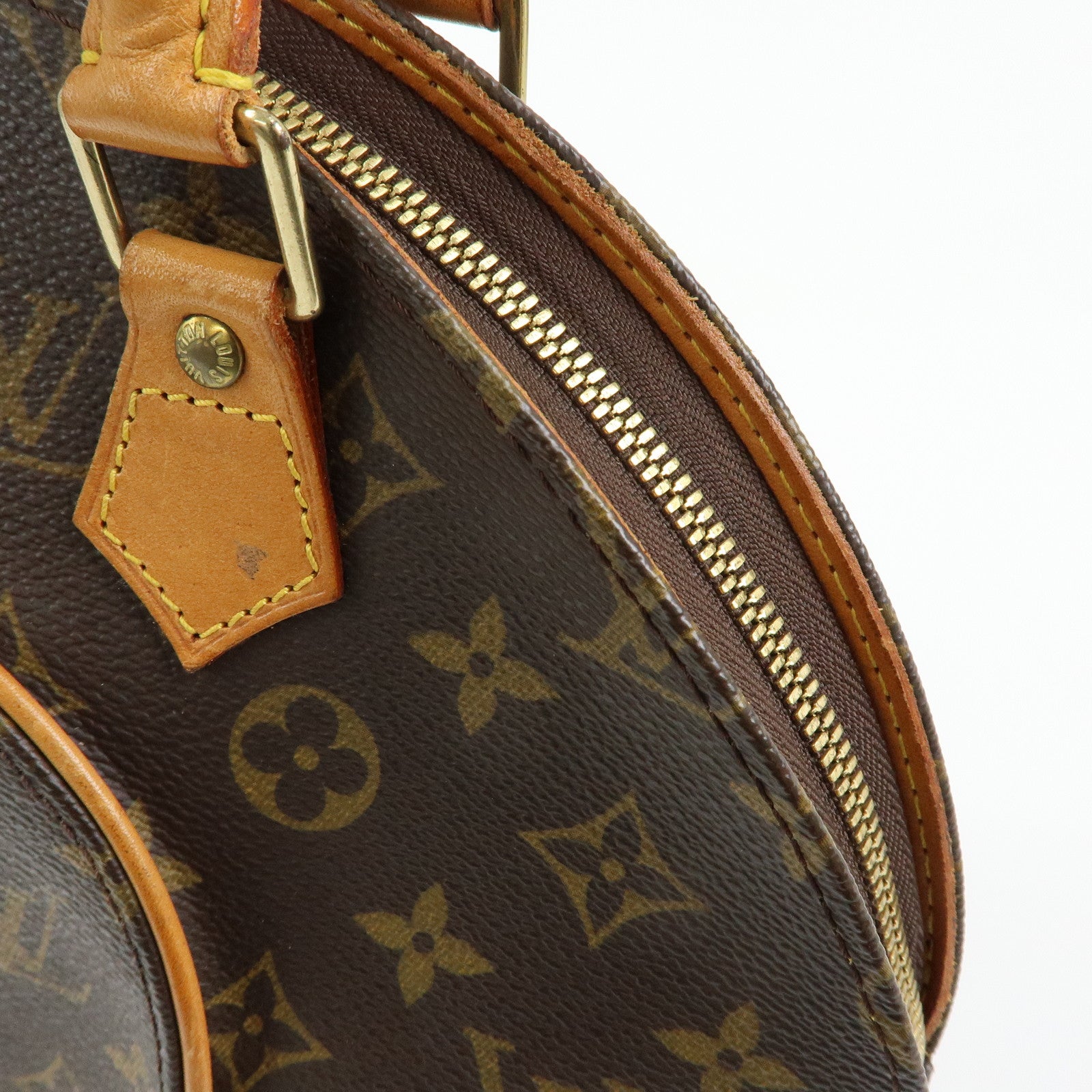 Louis Vuitton Monogram Ellipse PM Hand Bag Brown M51127