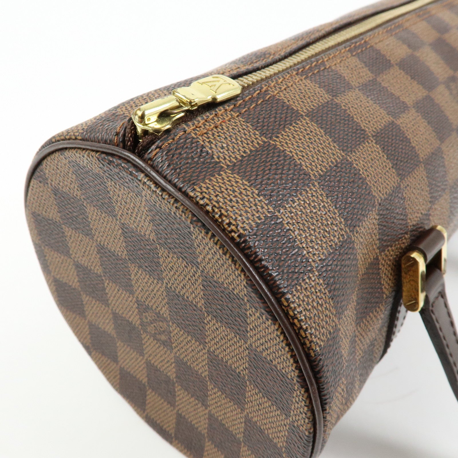 Louis Vuitton Damier Ebene Papillon 26 Hand Bag Brown N51304