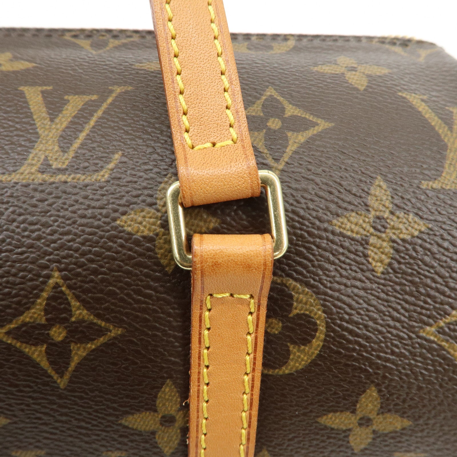 Louis Vuitton Monogram Papillon 26 Hand Bag Brown M51386
