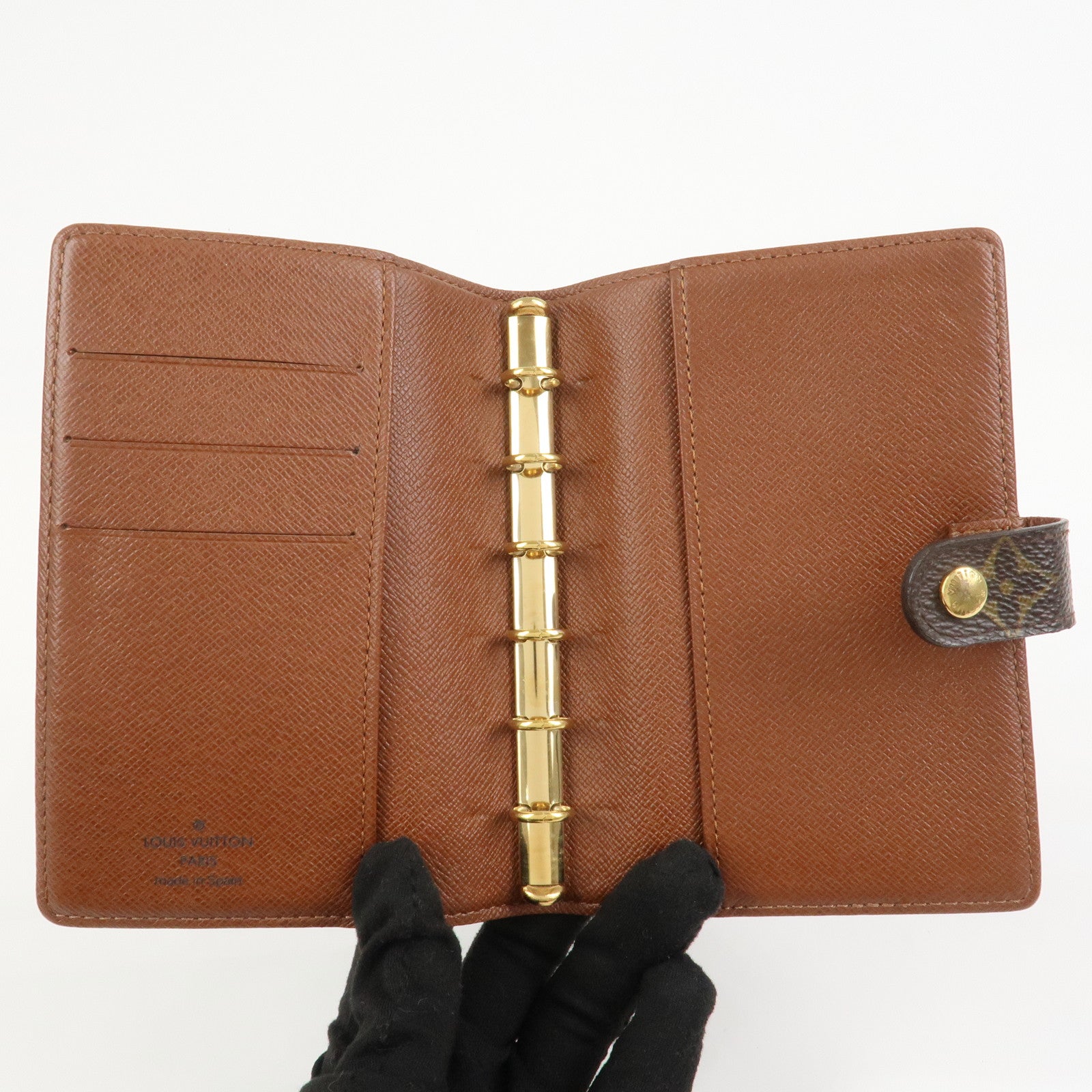 Louis Vuitton Monogram Canvas Agenda PM Planner Cover Brown R20005