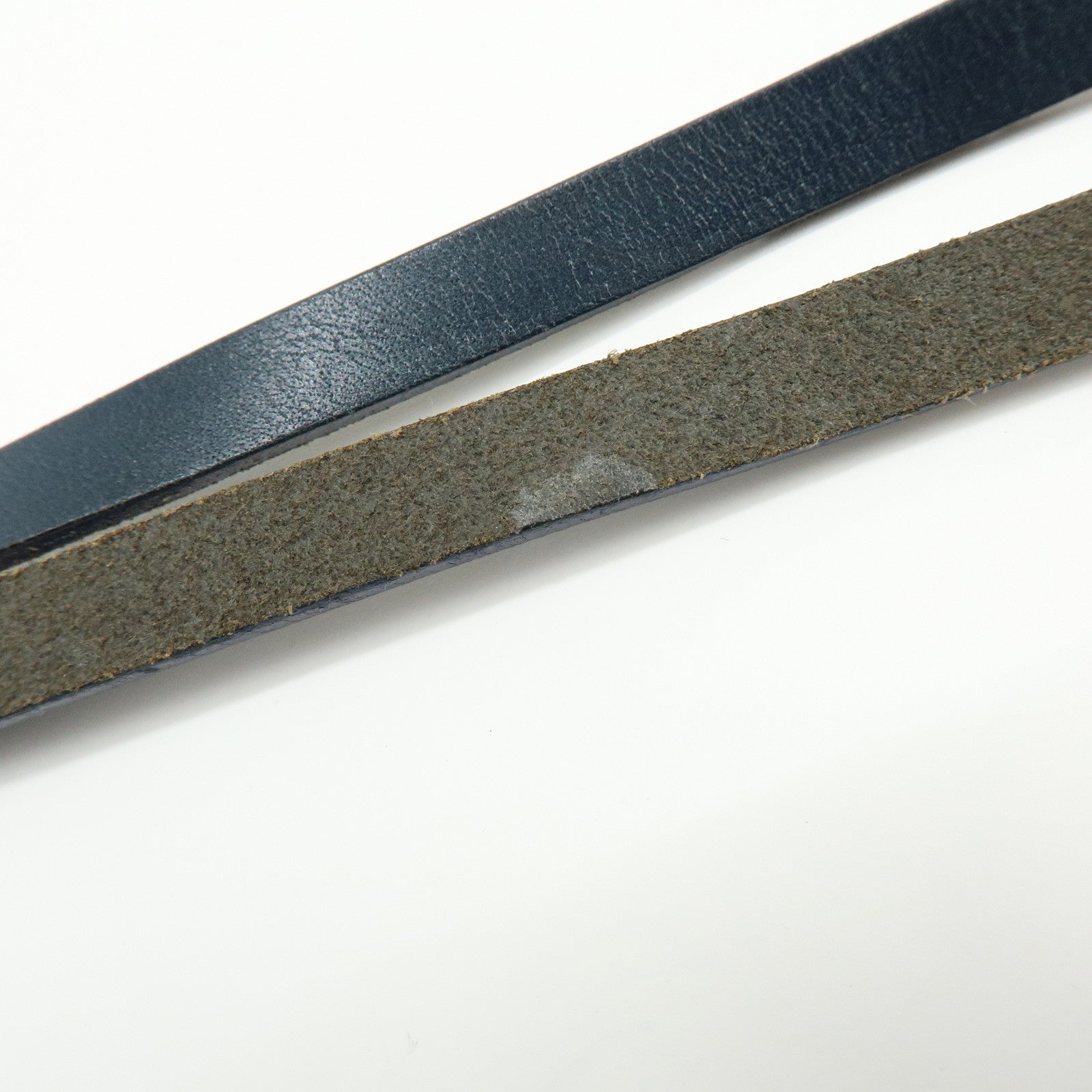 FENDI Zucca Nylon Leather Tote Bag Shoulder Bag Navy Green