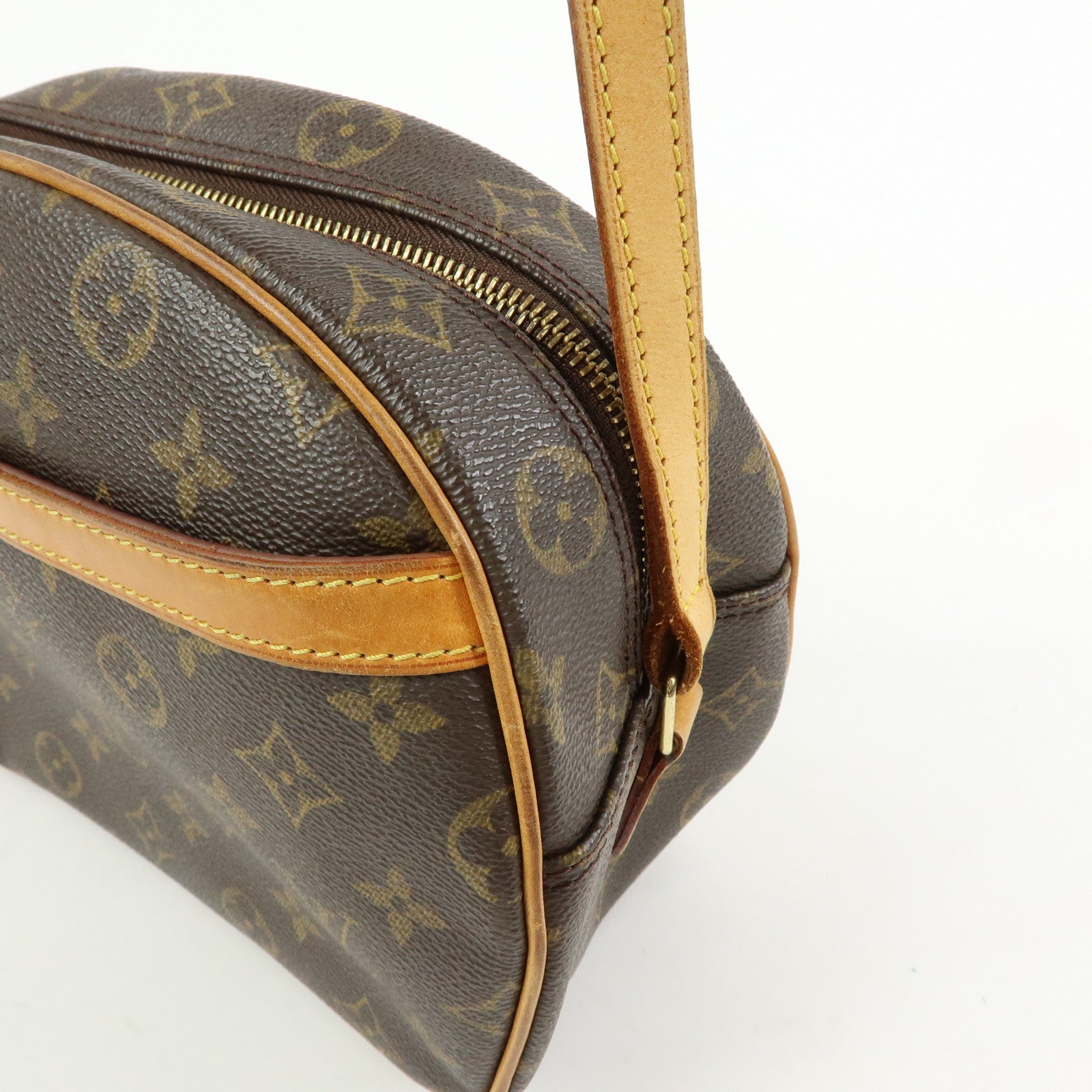 Louis Vuitton Monogram Blois Crossbody Shoulder Bag Brown M51221