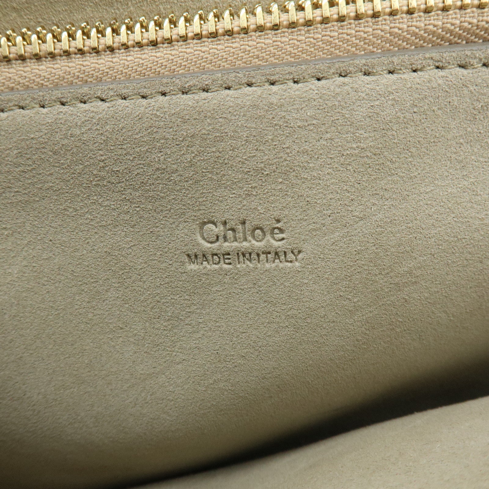 Chloe Faye Suede Leather Shoulder Bag Crossbody Bag Brown