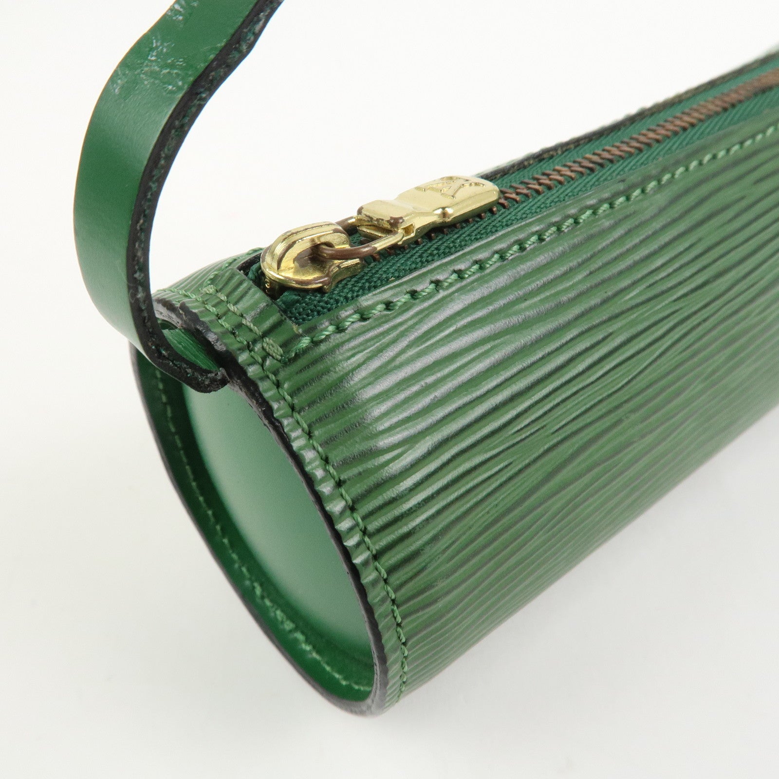 Louis Vuitton Epi Mini Pouch For Soufflot Hand Bag Borneo Green