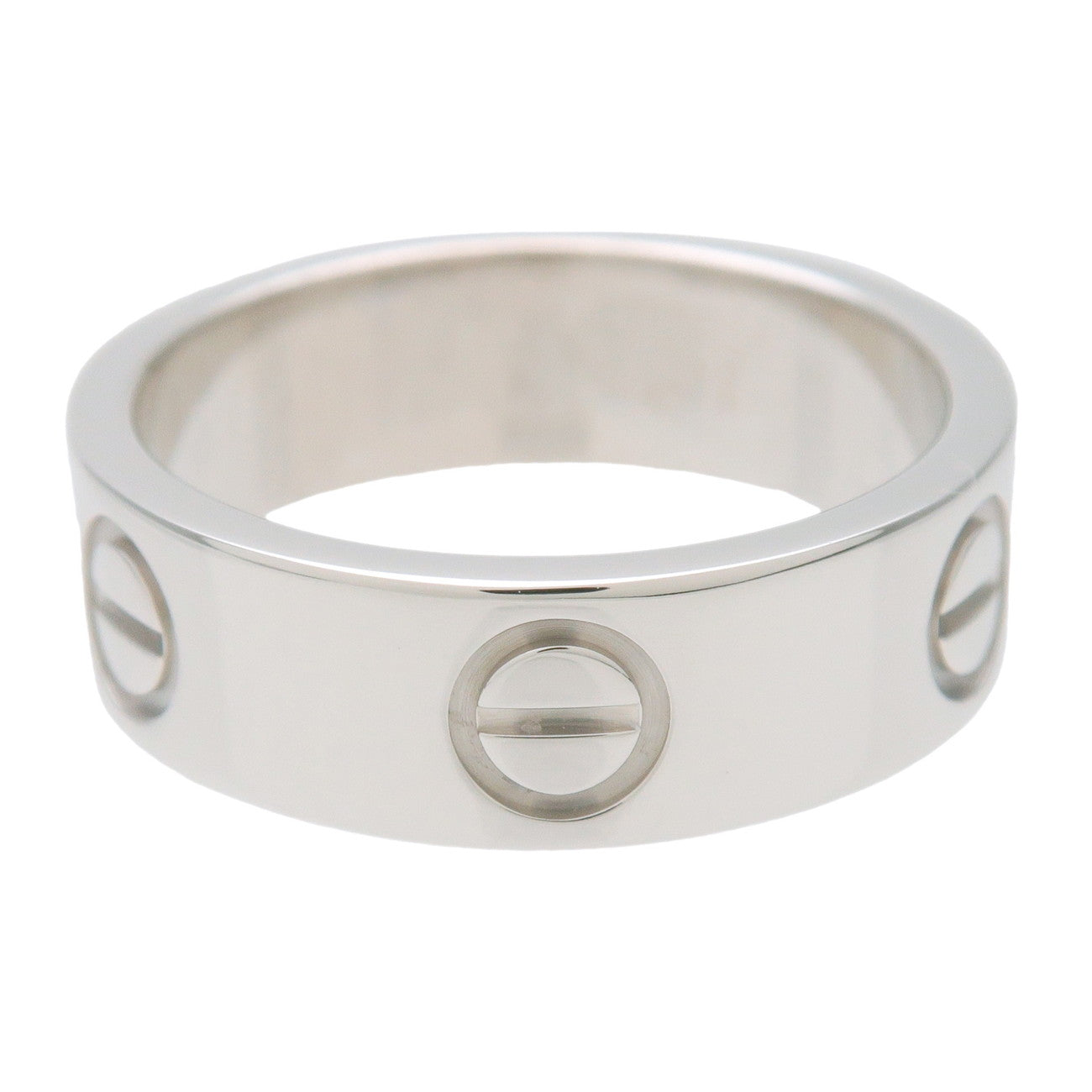 Cartier Love Ring K18 750WG White Gold #50 US5 EU49.5 HK11