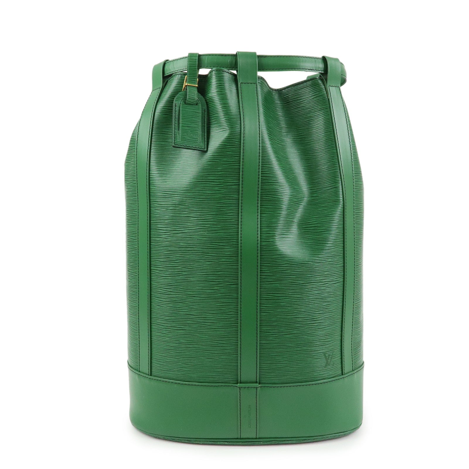 Louis Vuitton Epi Leather Randonnee GM Shoulder Bag Green M43084