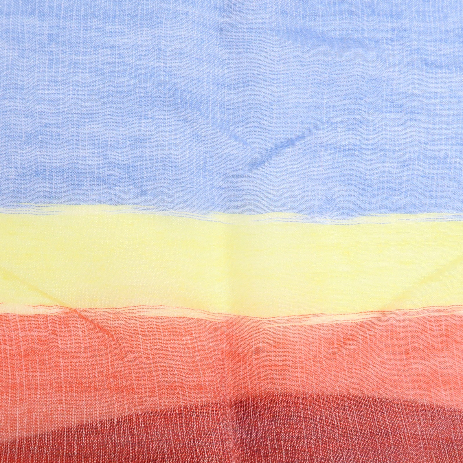 HERMES Cashmere Silk Shawl Scarf Multicolor