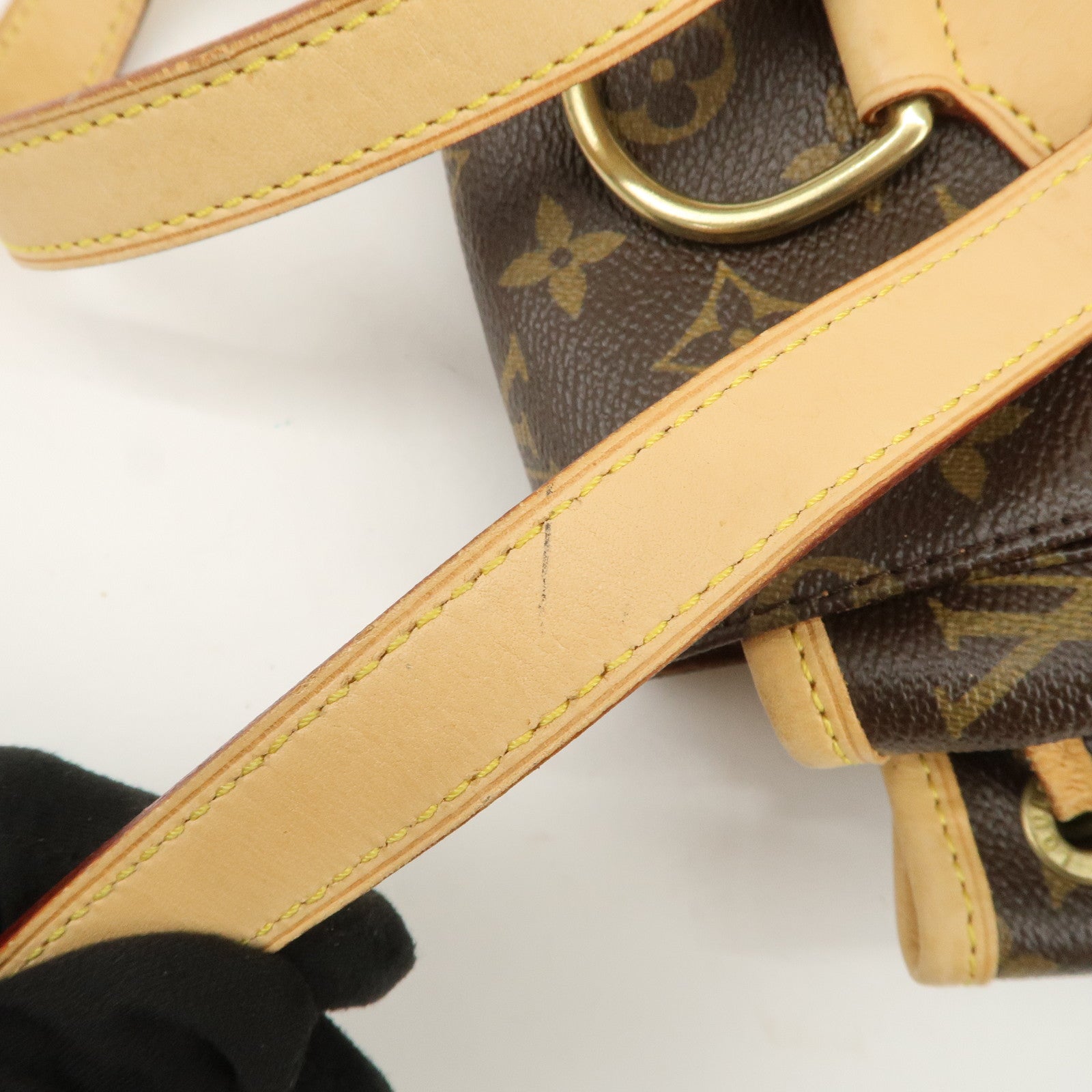 Louis Vuitton Monogram Canvas Montsouris MM Backpack Brown M51136