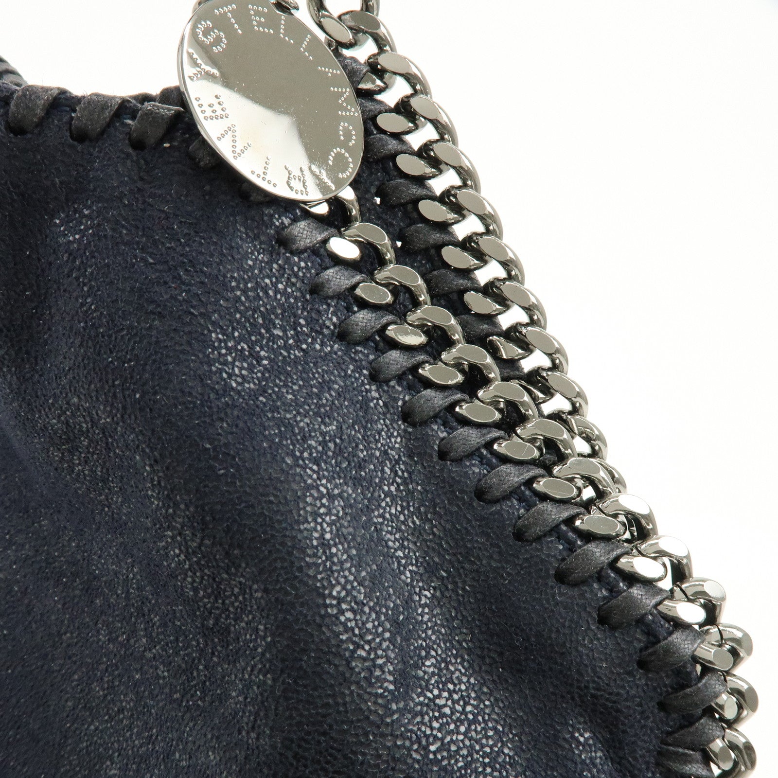 STELLA MCCARTNEY Falabella Faux Leather 2Way Bag Dark Navy 234387