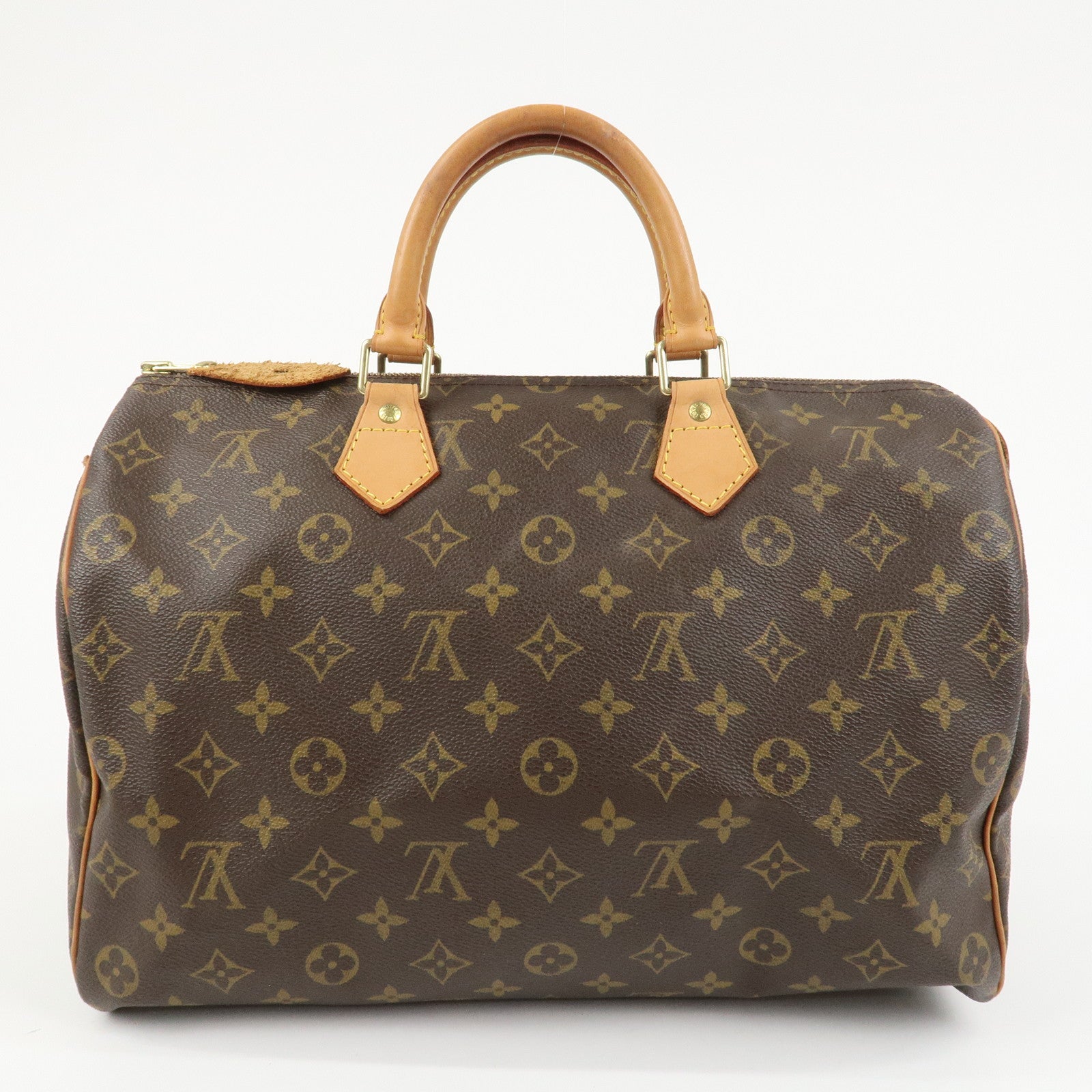 Louis Vuitton Monogram Canvas Speedy 35 Boston Bag Hand Bag M41524