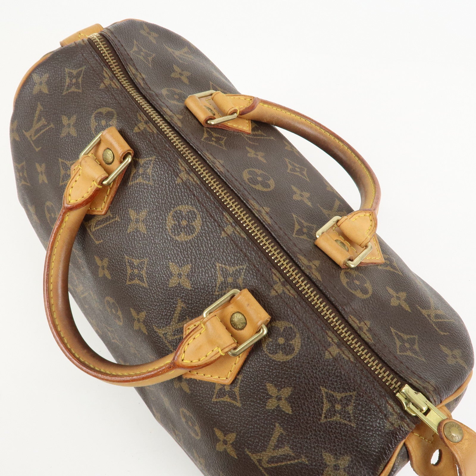 Louis Vuitton Monogram Speedy 30 Boston Bag Hand Bag Brown M41526