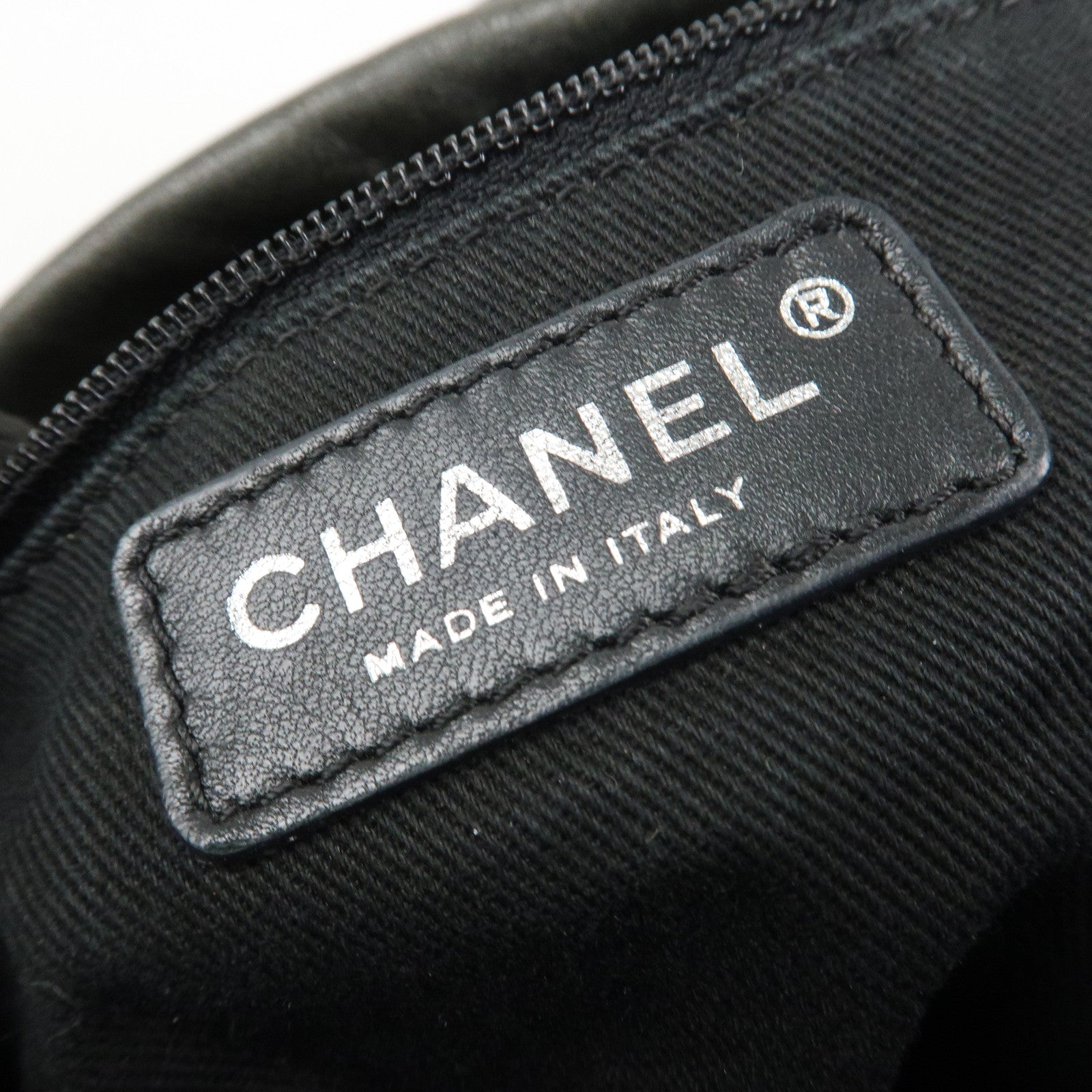 CHANEL Matelasse COCO Mark Leather Shoulder Bag Hand Bag Black