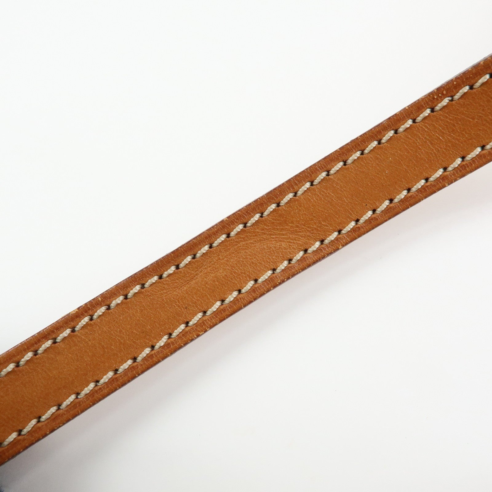 CELINE Macadam PVC Leather Shoulder Bag Crossbody Bag Beige Brown