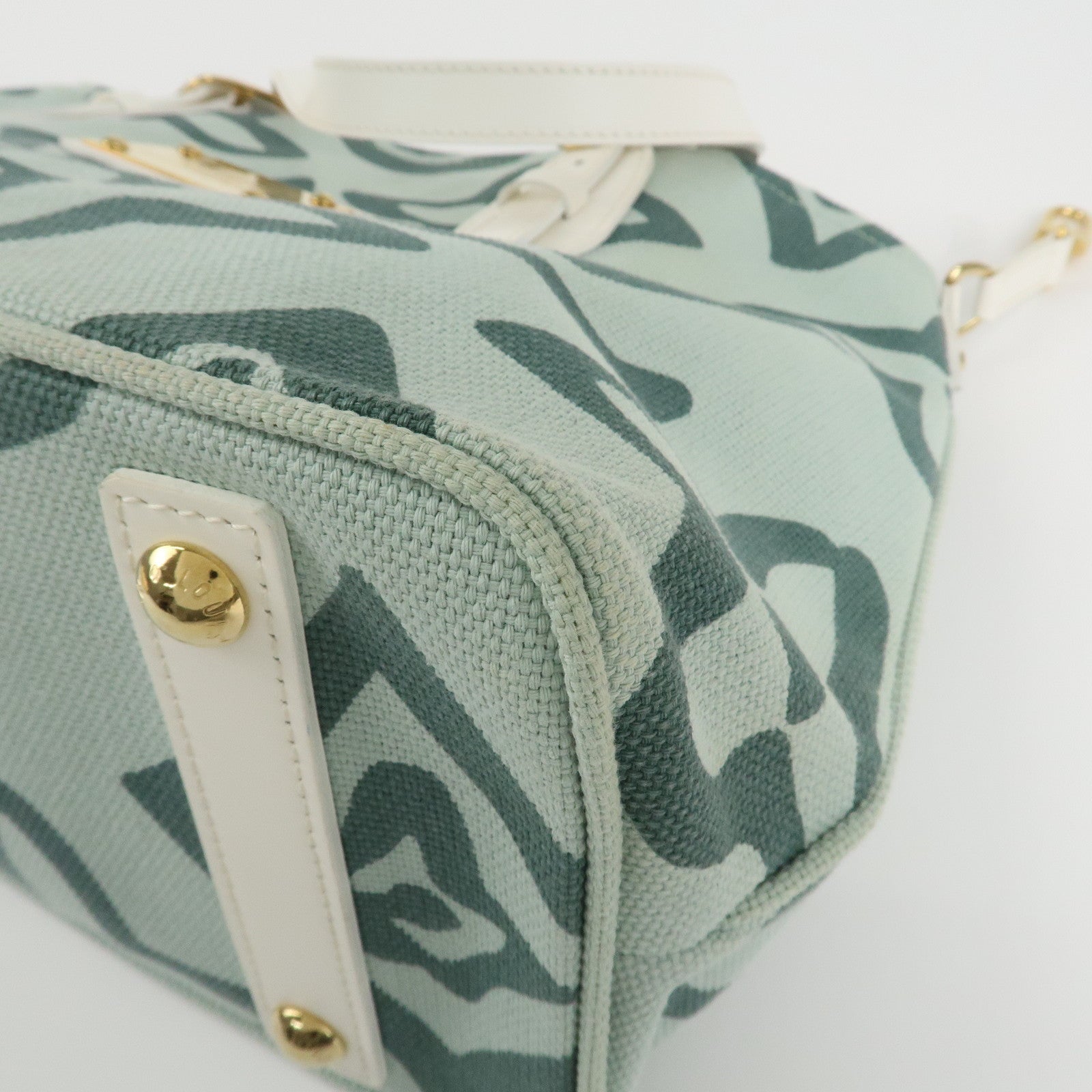 Louis Vuitton Cruise Line Tahitienne PM Shoulder Bag Green M95678 Used