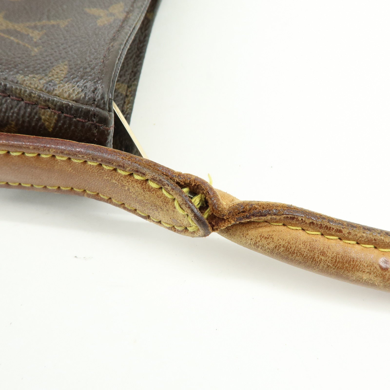 Louis Vuitton Monogram Looping GM Canvas Shoulder Bag Brown M51145