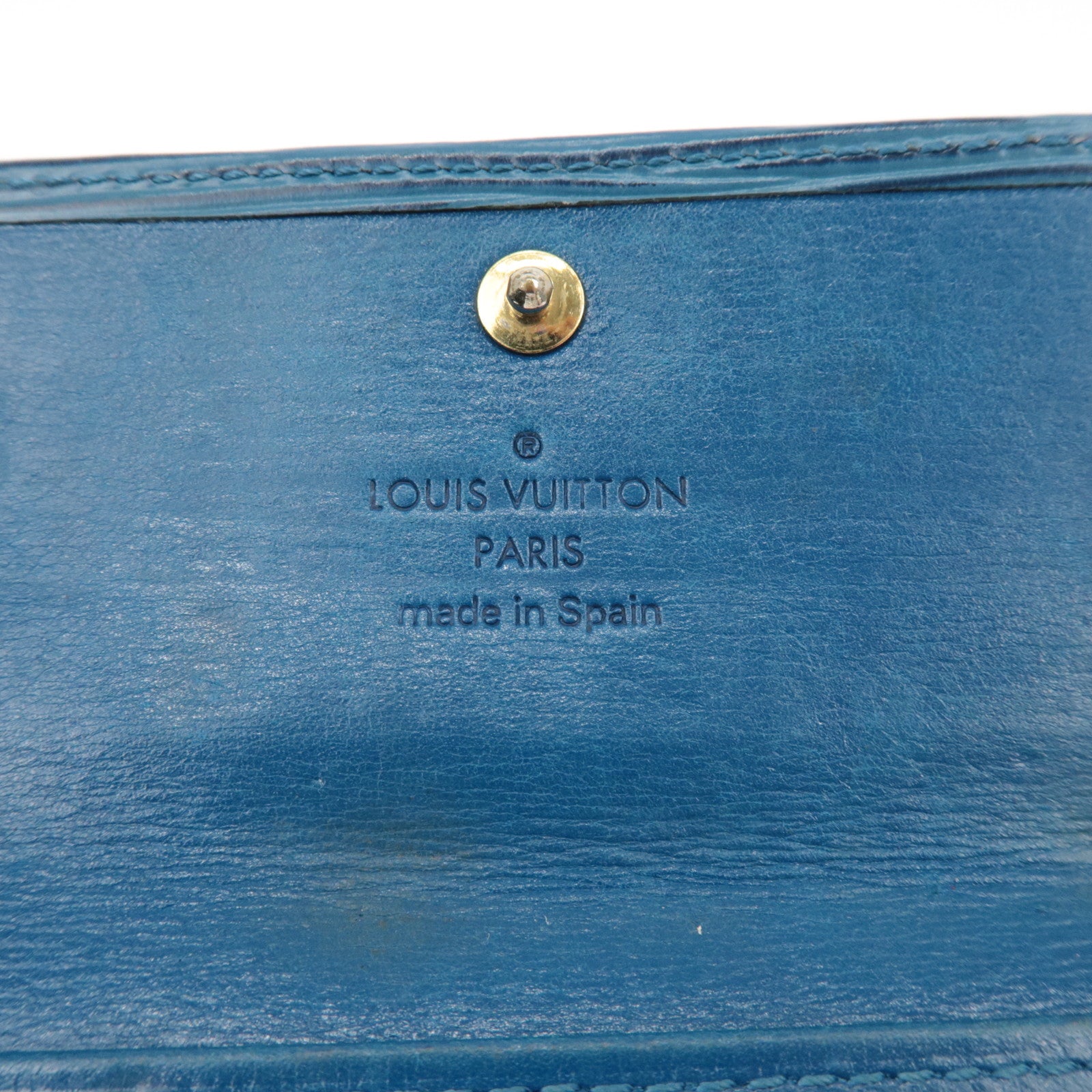 Louis Vuitton Epi Set of 2 Leather Coin Case Key Case M63815 M63703 Used