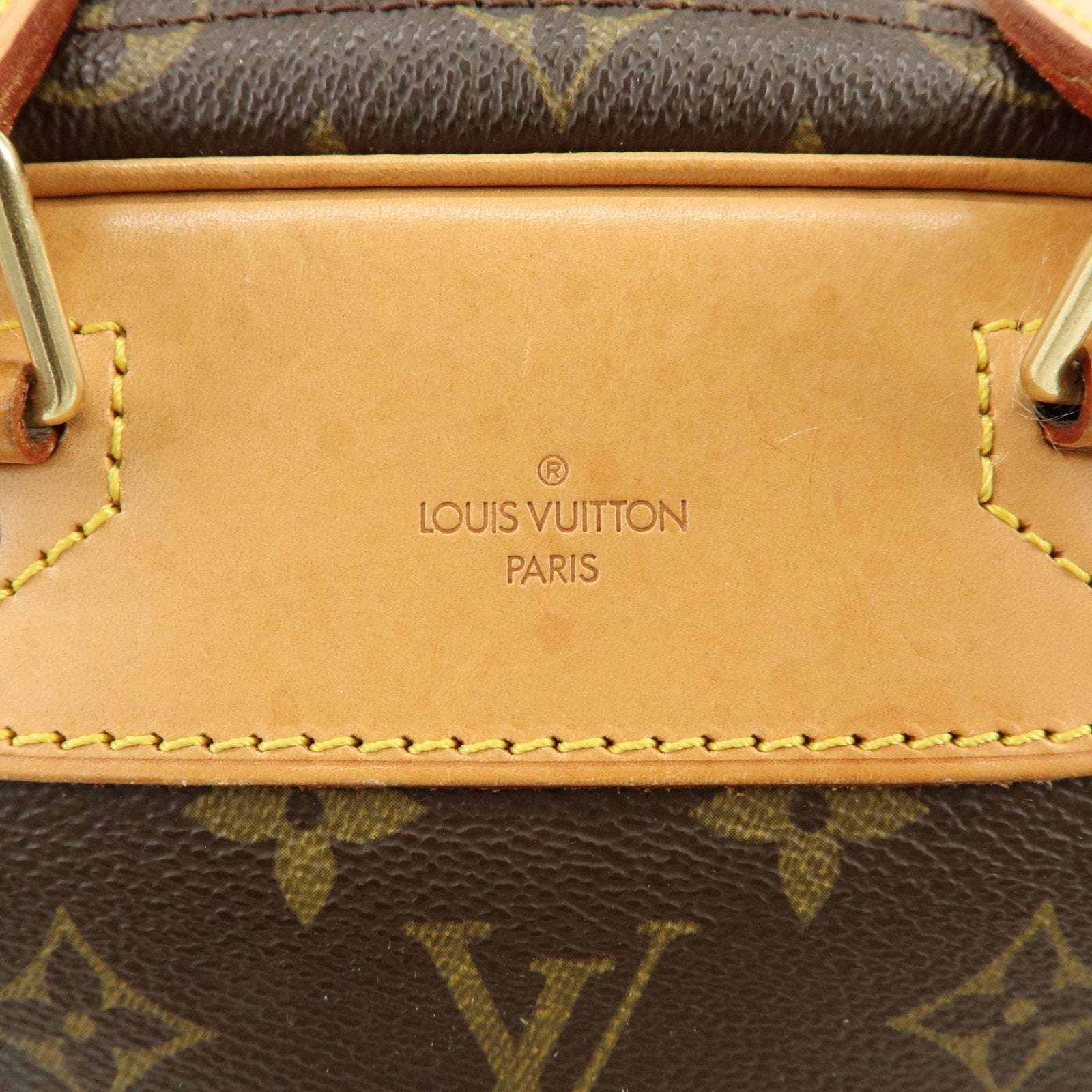 Louis Vuitton Monogram Excursion Shoes Case Hand Bag M41450