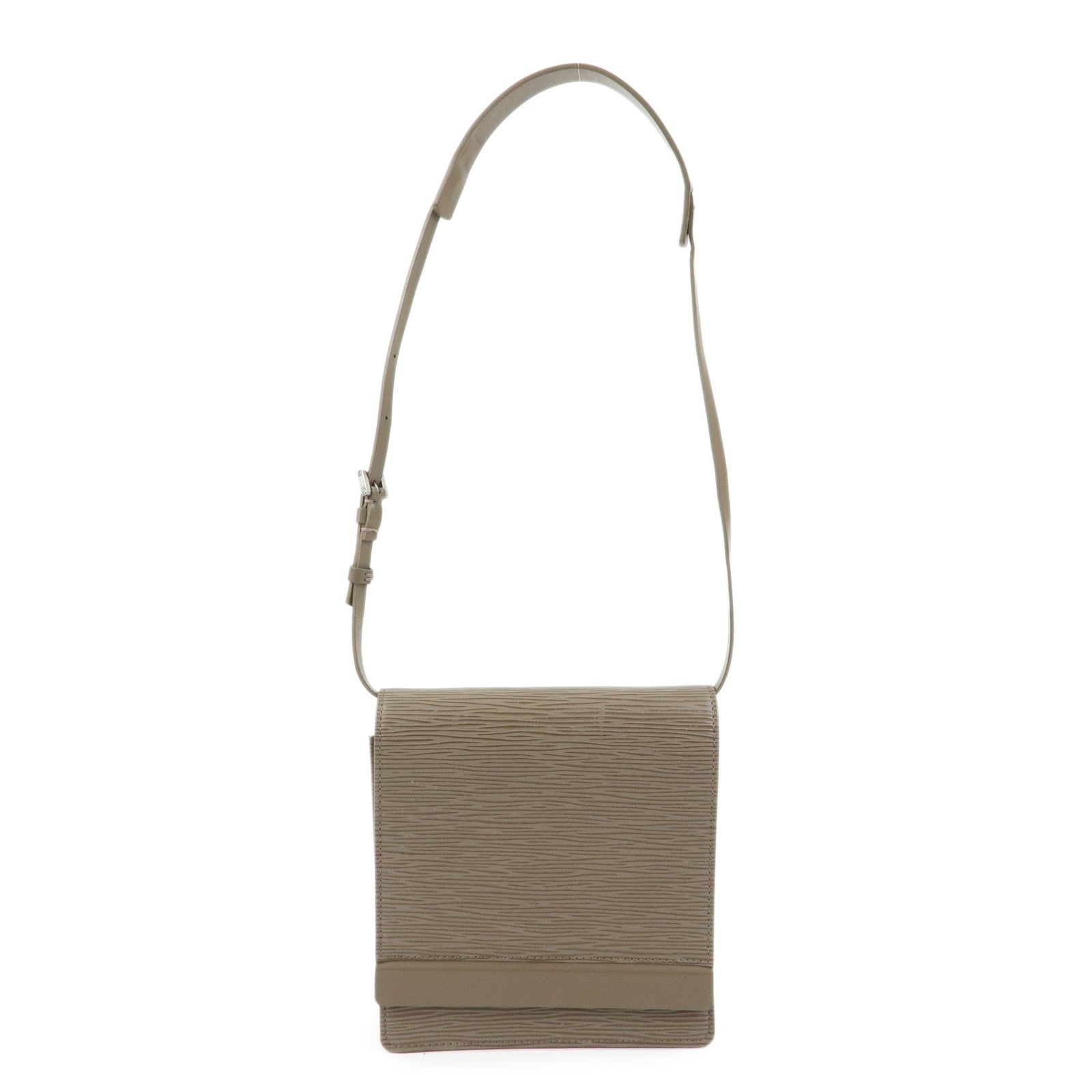 Louis Vuitton Epi Leather Biarritz PM Shoulder Bag Pepper M5293B