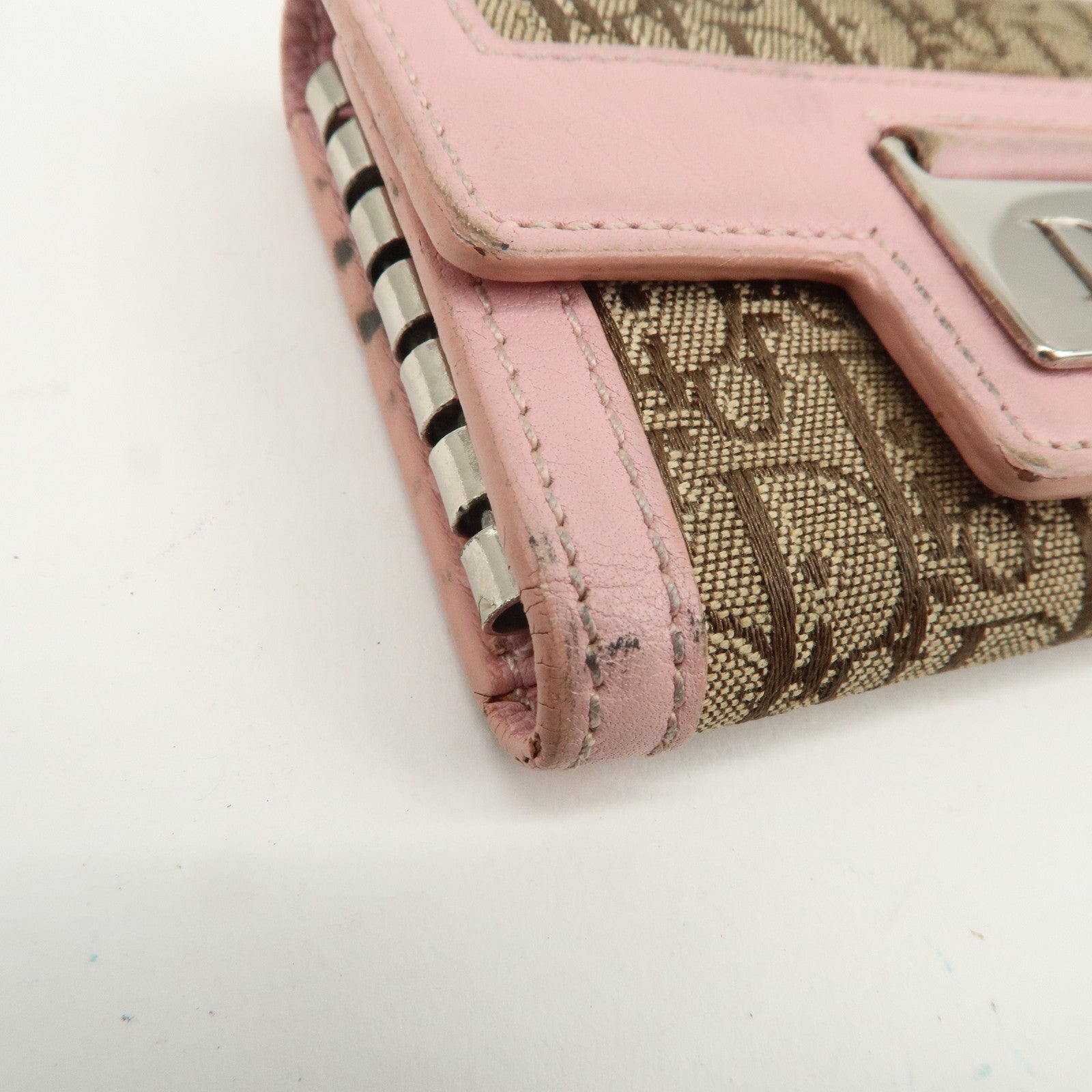 Christian Dior Street Chic Trotter Canvas Leather Set of 2 Goods